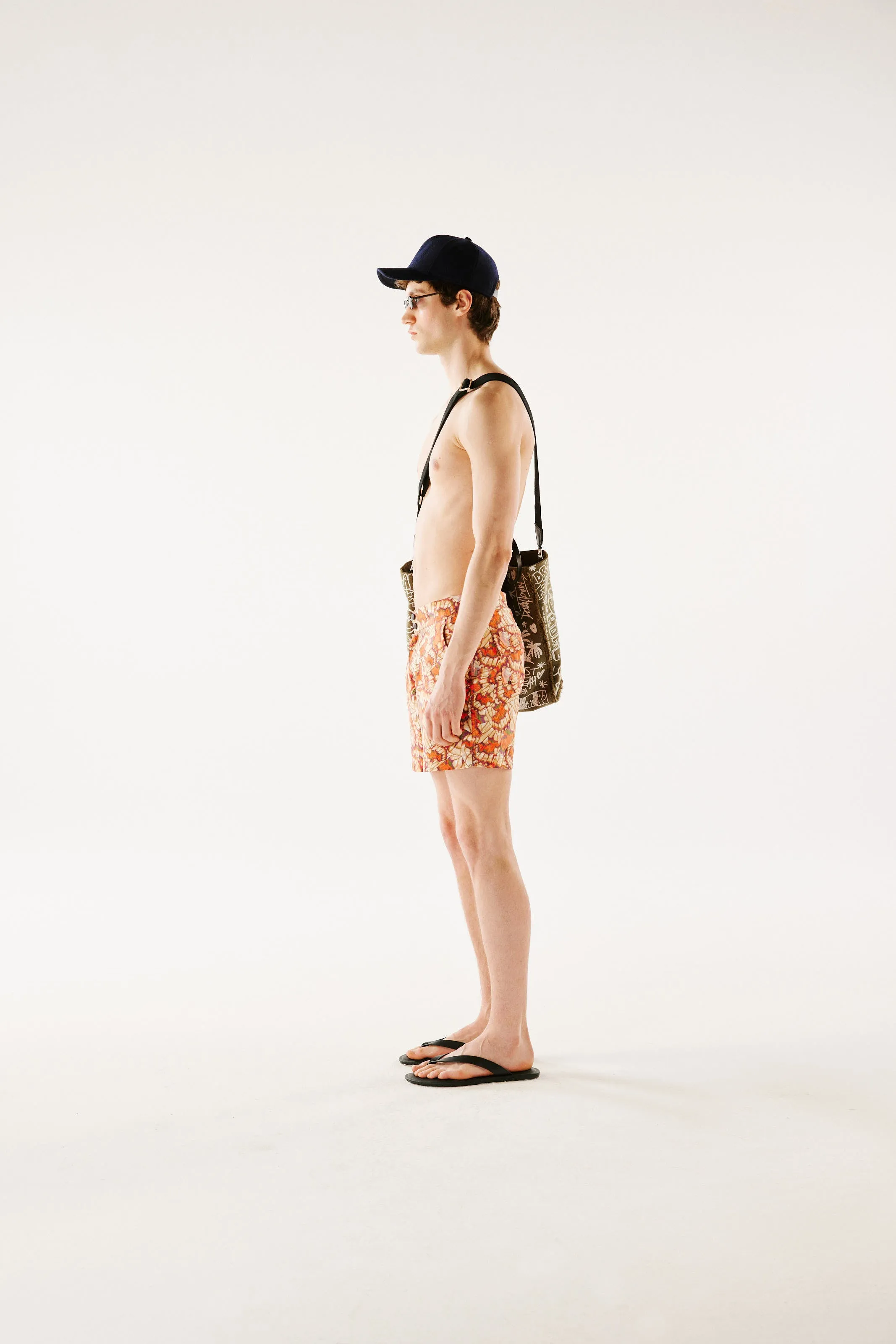 BORA - Slim-fit short-length printed swim shorts sold by Siedres product image thumbnail 4