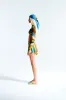 ALANI - Sun-ray knit mini skirt with contrast stitches sold by Siedres