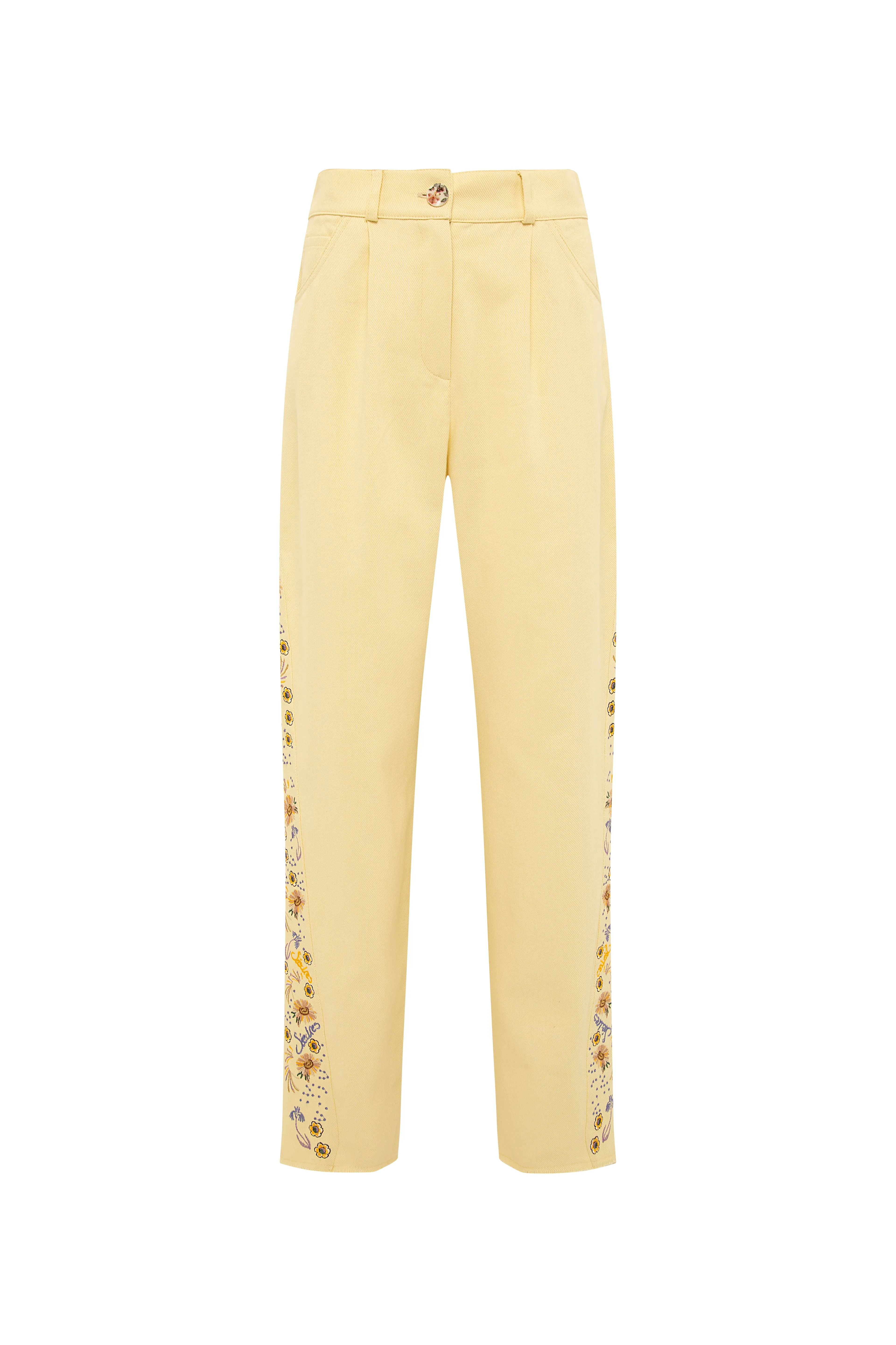 HAZE - Embroidered low-rise pants sold by Siedres product image thumbnail 2