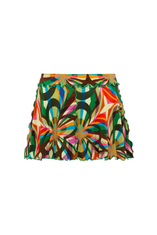 ROY - Kaleidoscope knit mini skirt sold by Siedres