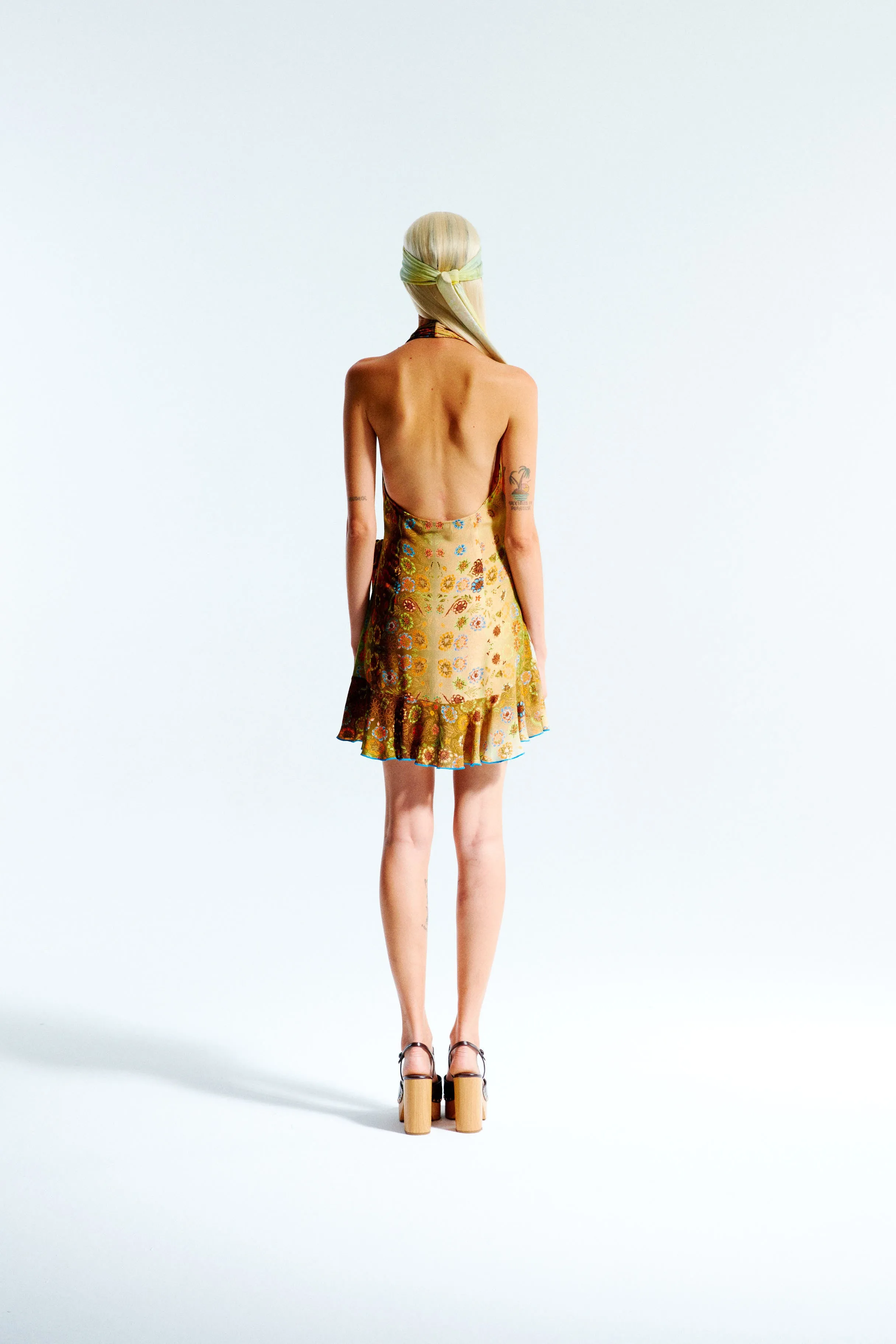KAI - Printed wrap mini dress sold by Siedres product image thumbnail 5