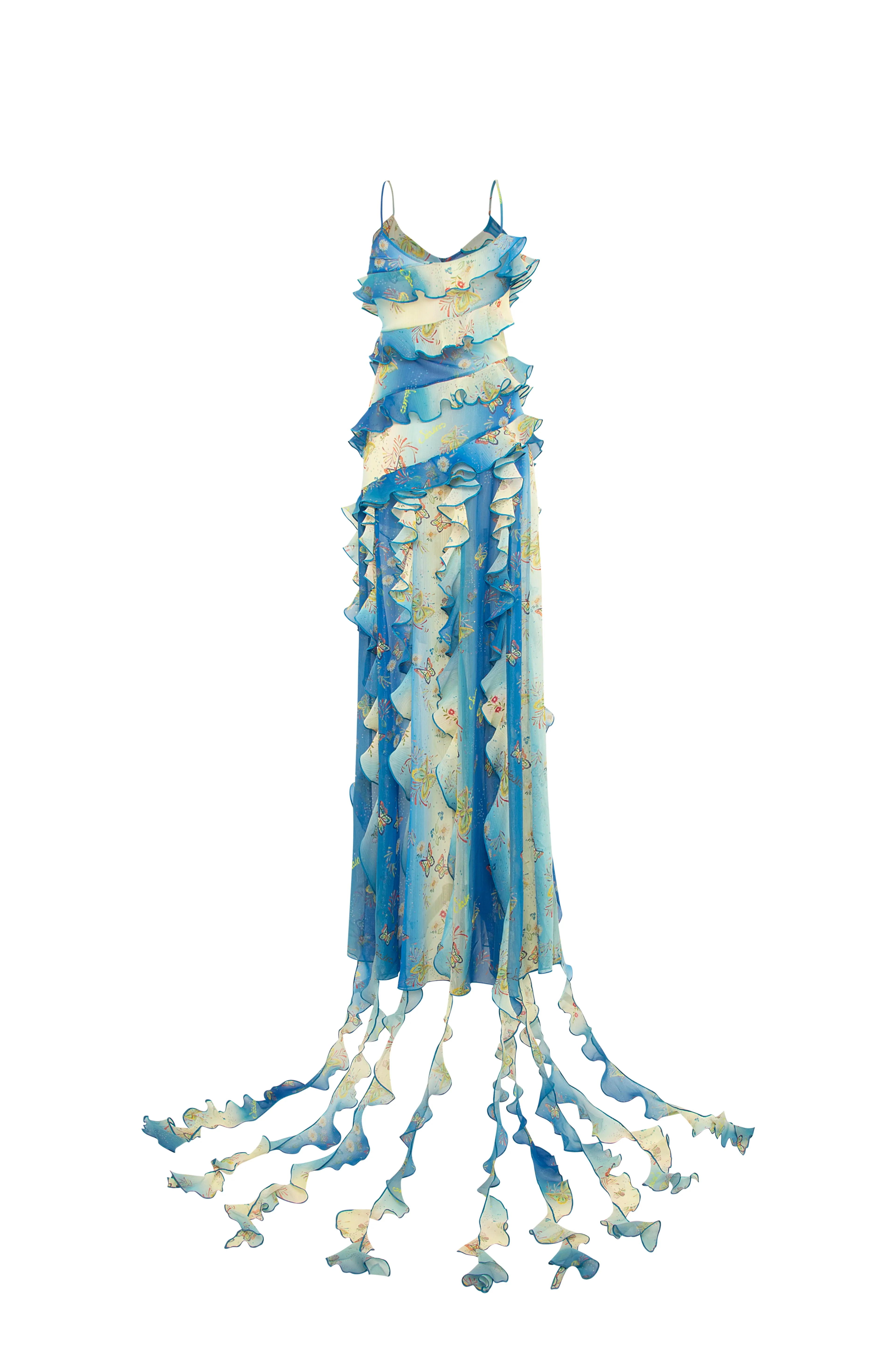 MARI - Blufly maxi dress with ruffles sold by Siedres product image thumbnail 2