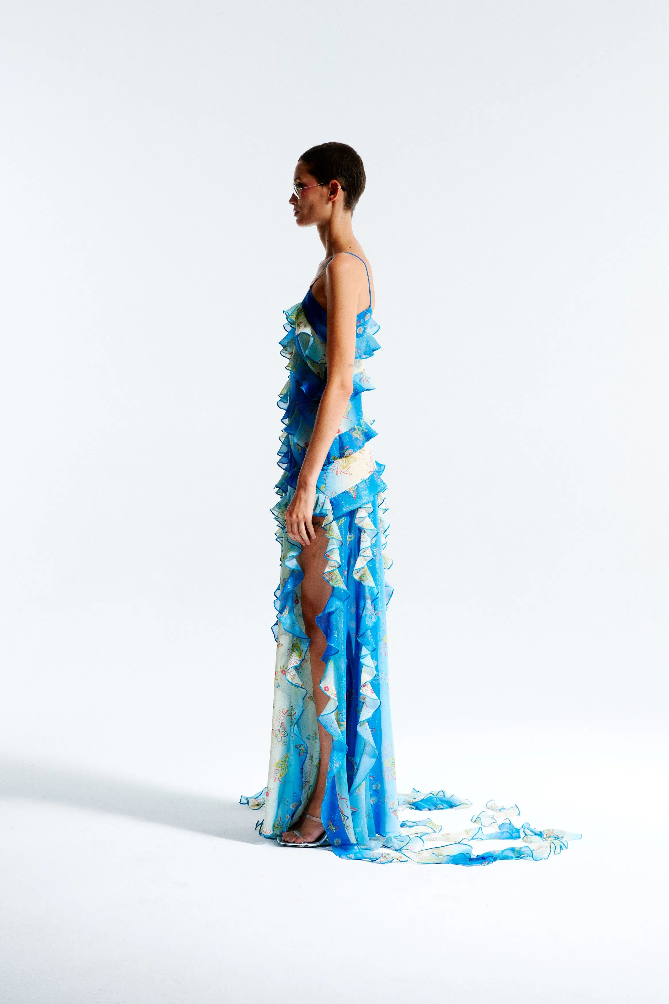 MARI - Blufly maxi dress with ruffles sold by Siedres product image thumbnail 4