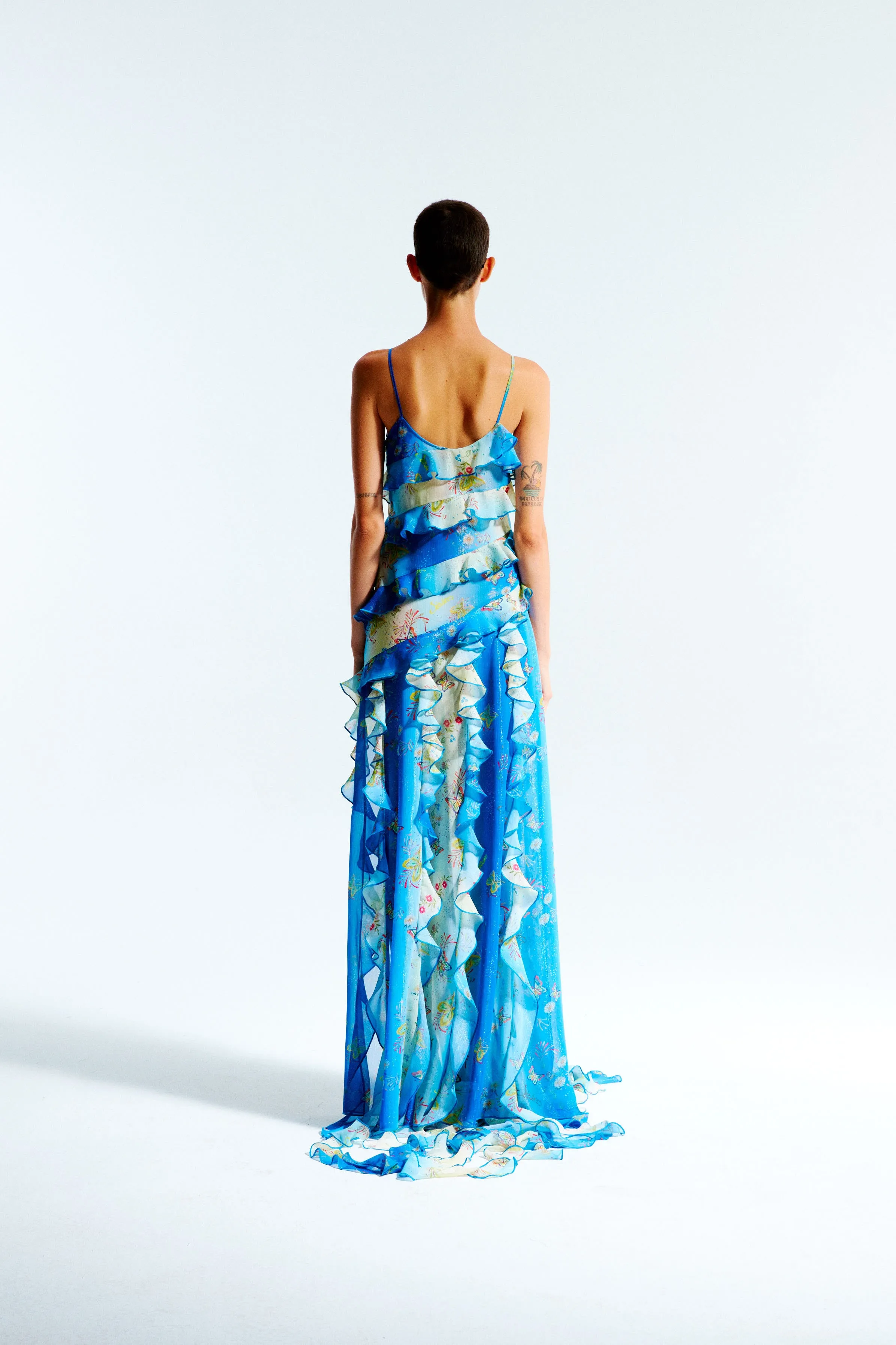 MARI - Blufly maxi dress with ruffles sold by Siedres product image thumbnail 5