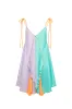 SAGE - Handkerchief color-block mini dress sold by Siedres