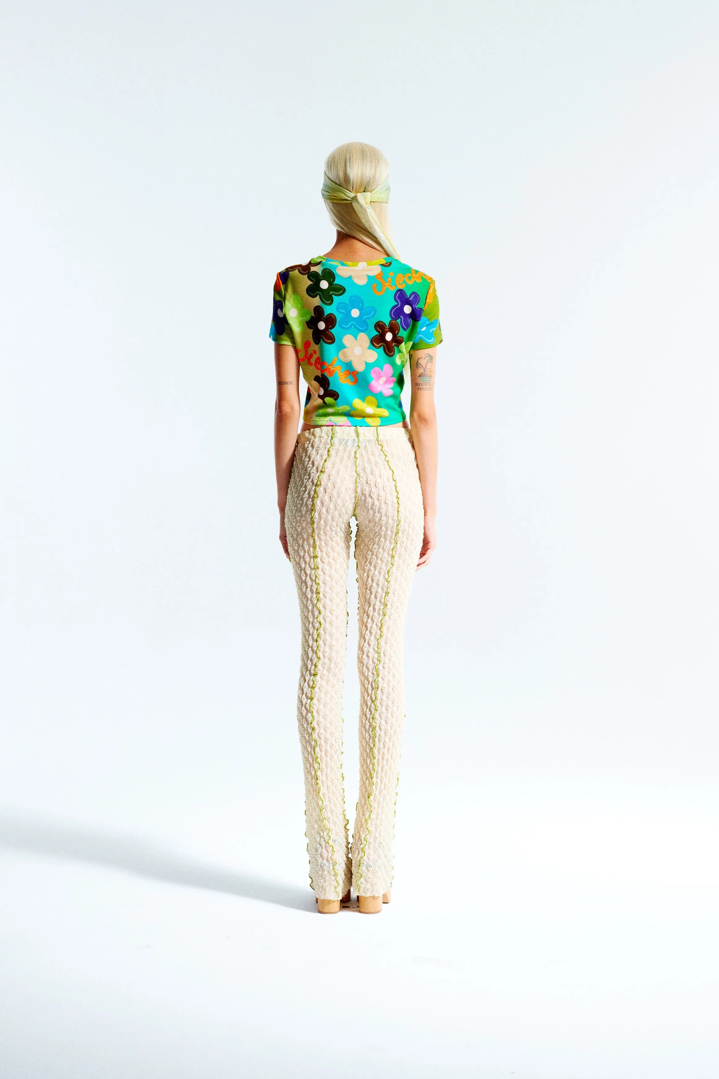 DESTA - Bubble flower cropped t-shirt sold by Siedres product image thumbnail 5
