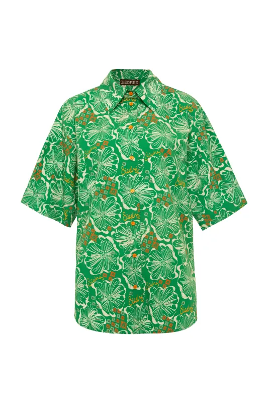JUDE - Floral short sleeve shirt sold by Siedres