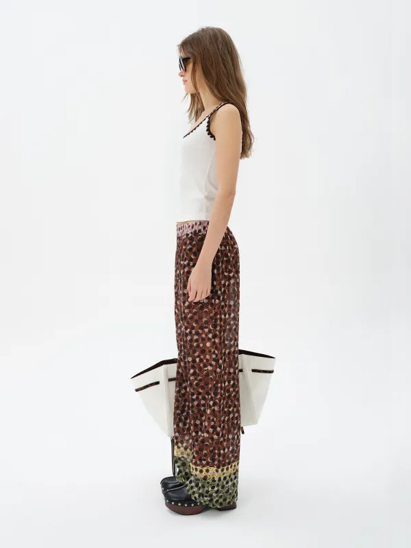 TANY - Polka-dot drawstring pants sold by Siedres