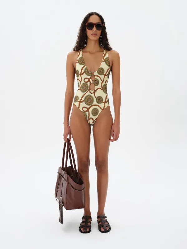 CINY - Hoop detailed swimsuit sold by Siedres
