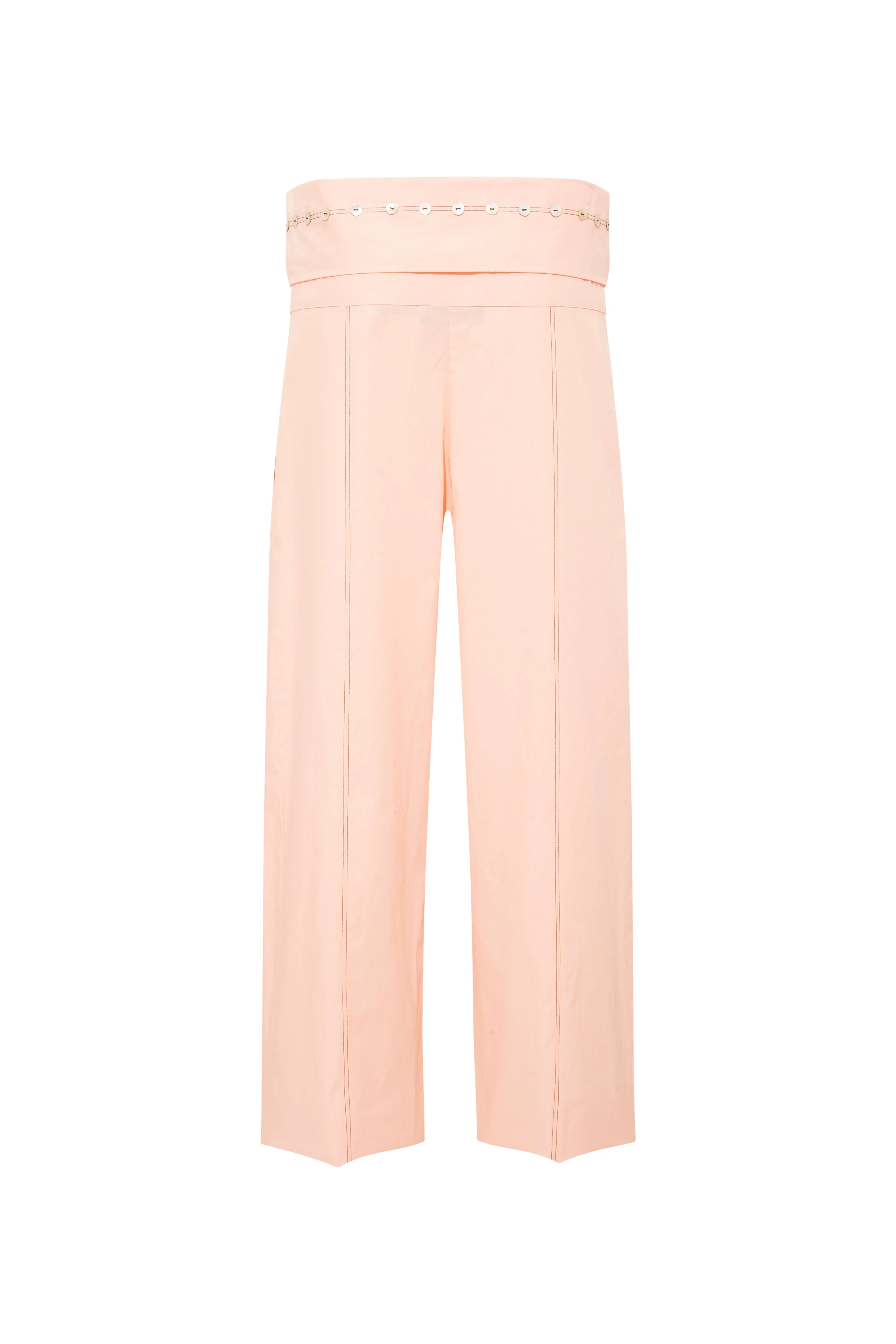 BLANCHE - Foldover waist wide-leg pants sold by Siedres product image thumbnail 5