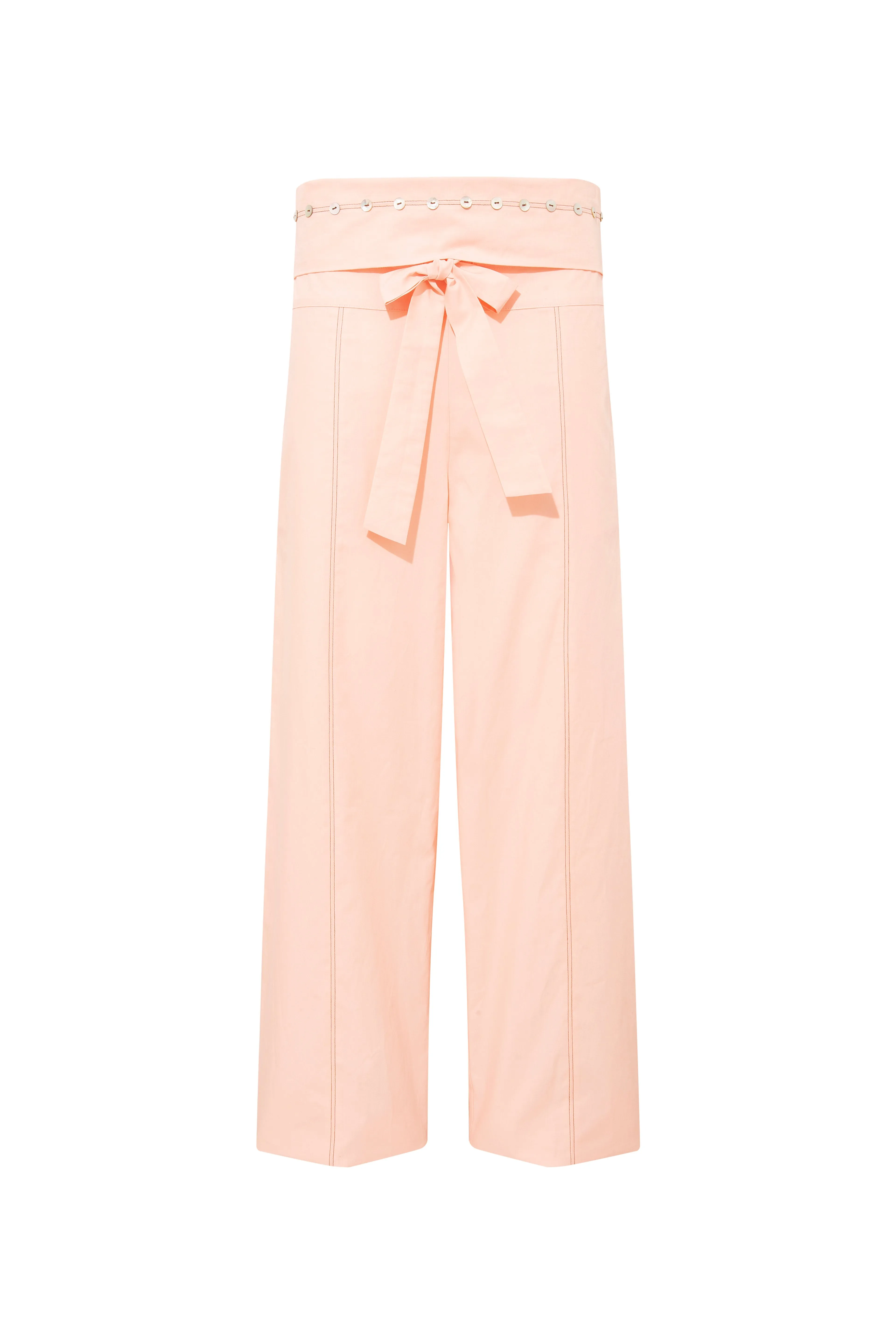 BLANCHE - Foldover waist wide-leg pants sold by Siedres product image thumbnail 4