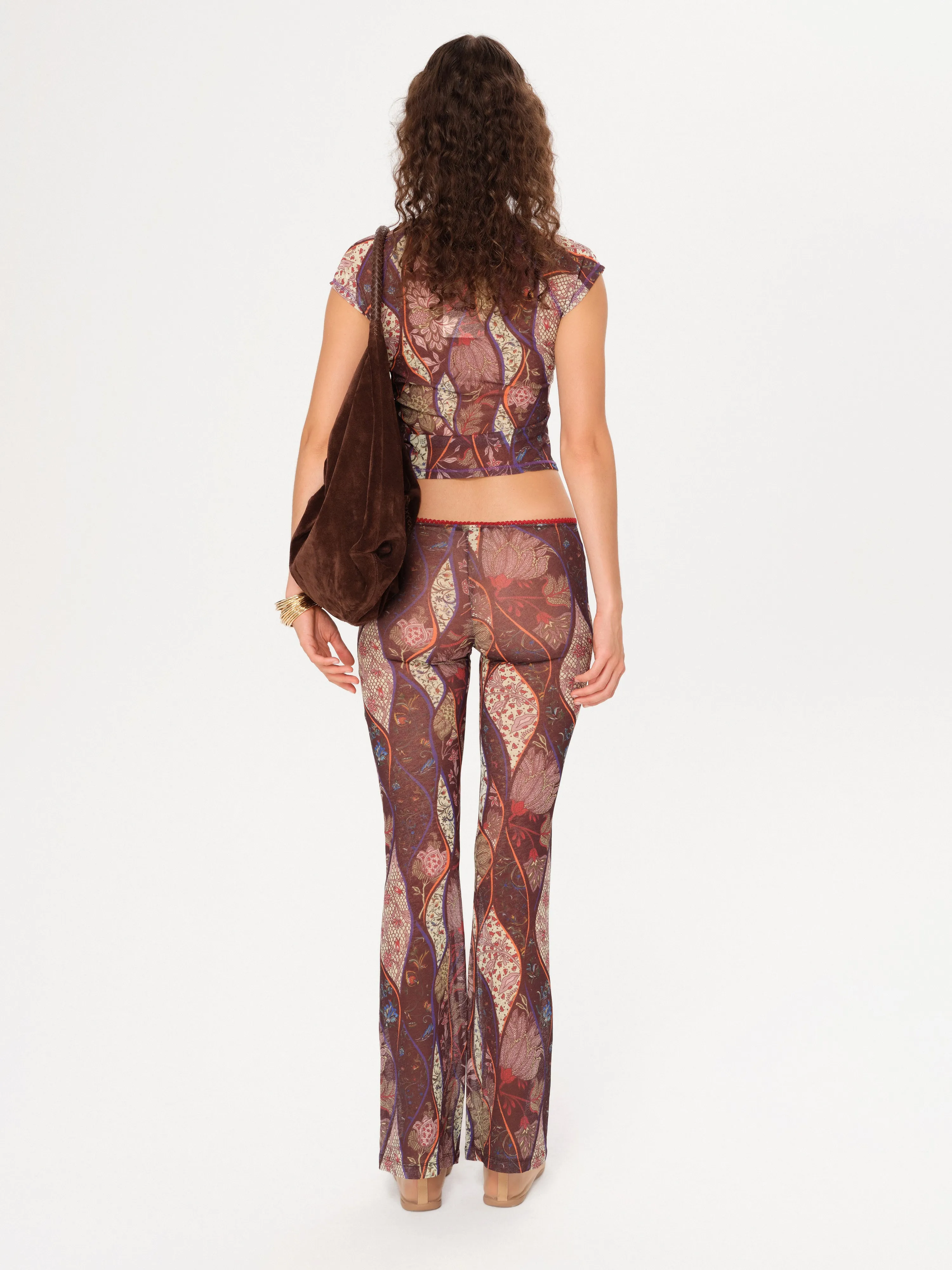 FLO - Printed flare leg pants sold by Siedres product image thumbnail 3