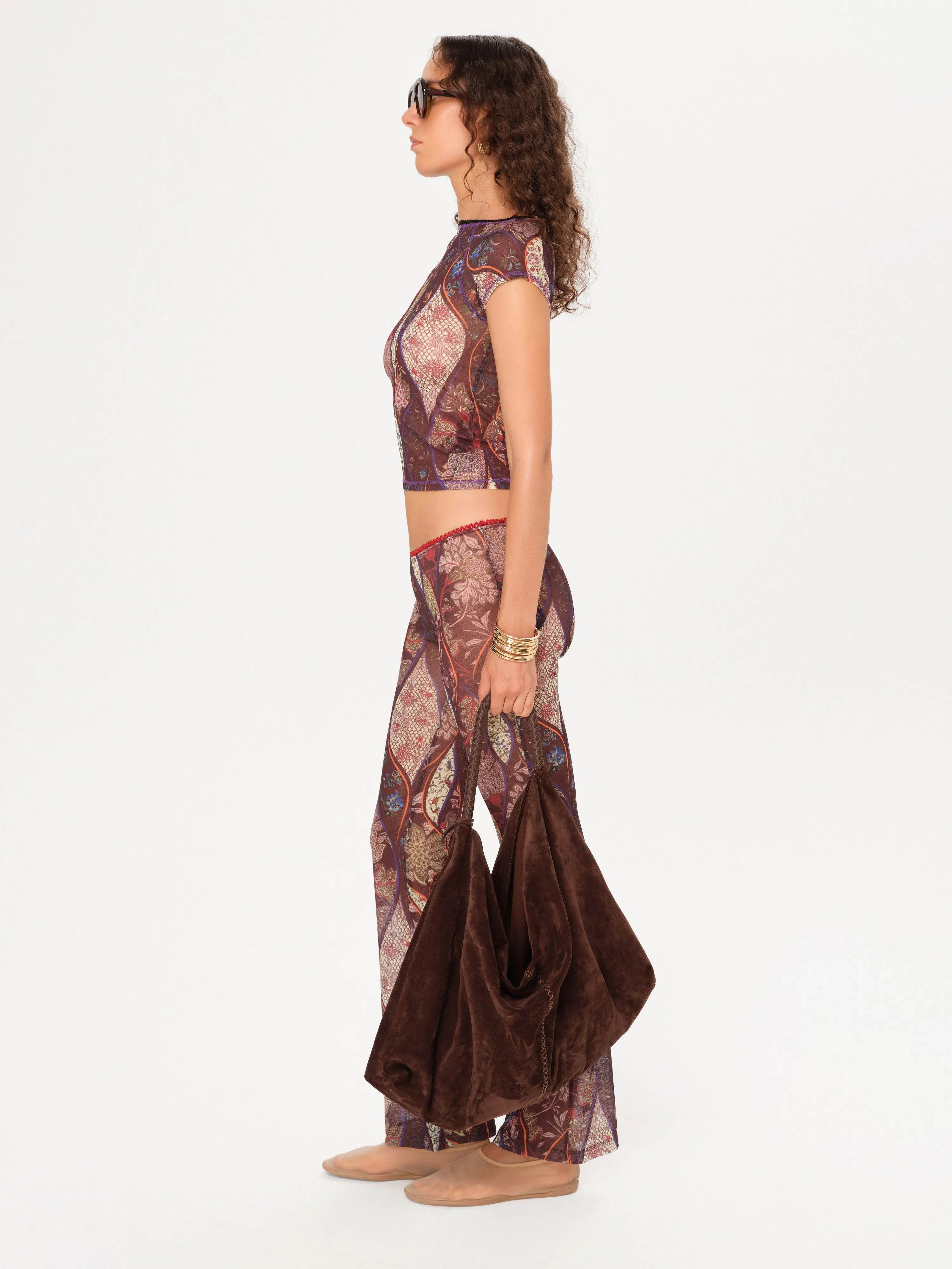 FLO - Printed flare leg pants sold by Siedres product image thumbnail 2