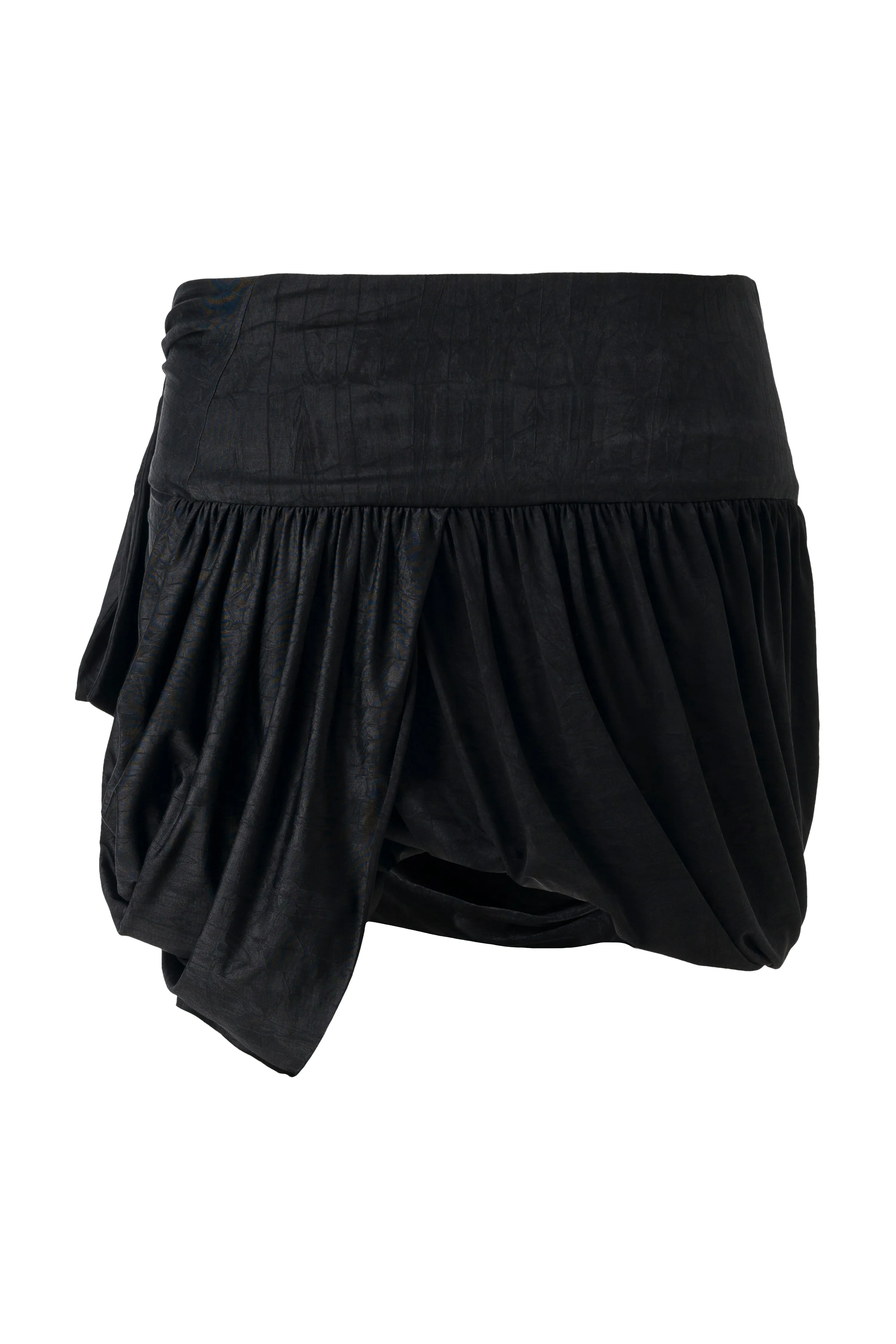 PONIA - Tie detailed wrap mini skirt sold by Siedres product image thumbnail 5