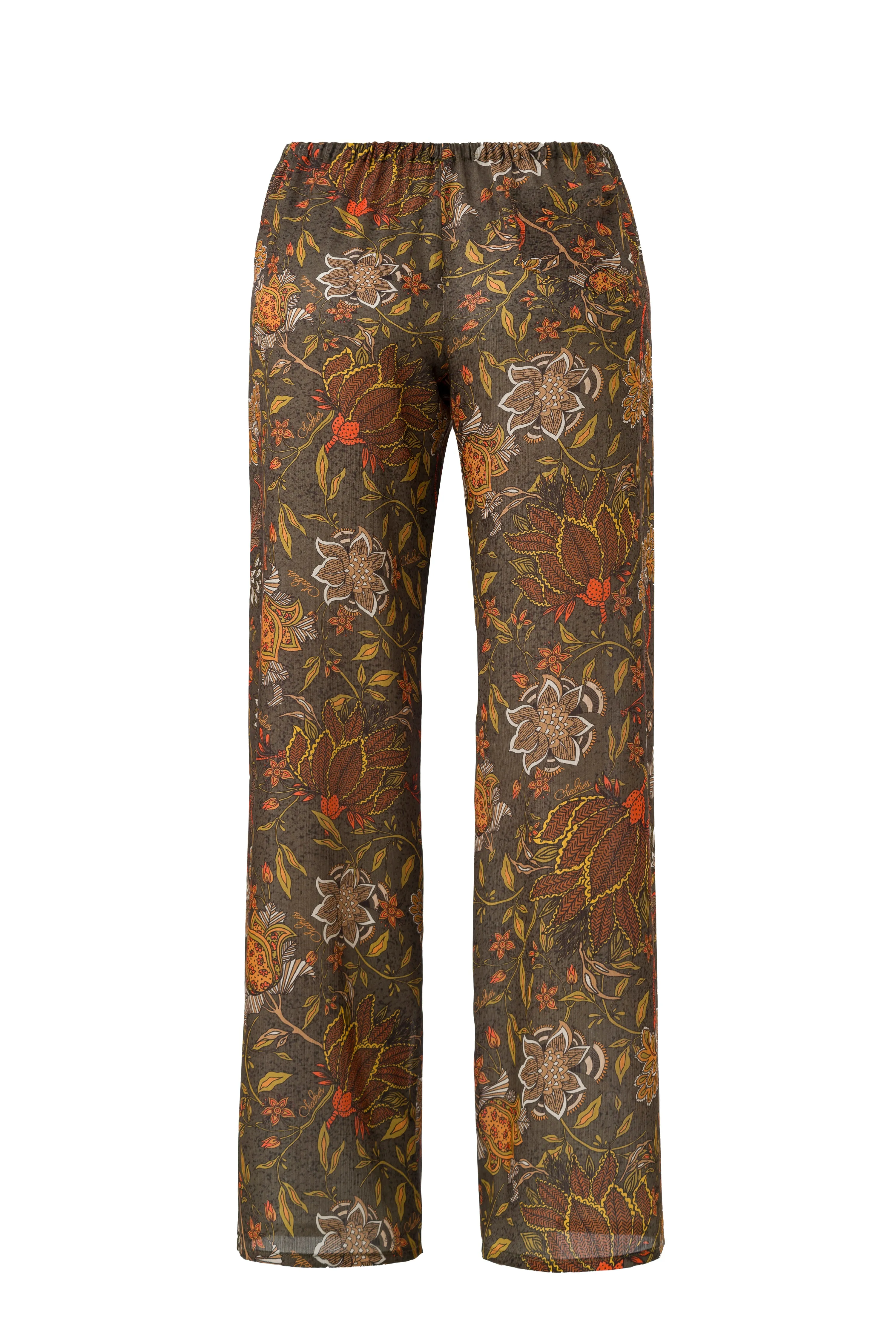 MANOCE - Wide-leg drawstring satin pants sold by Siedres product image thumbnail 5