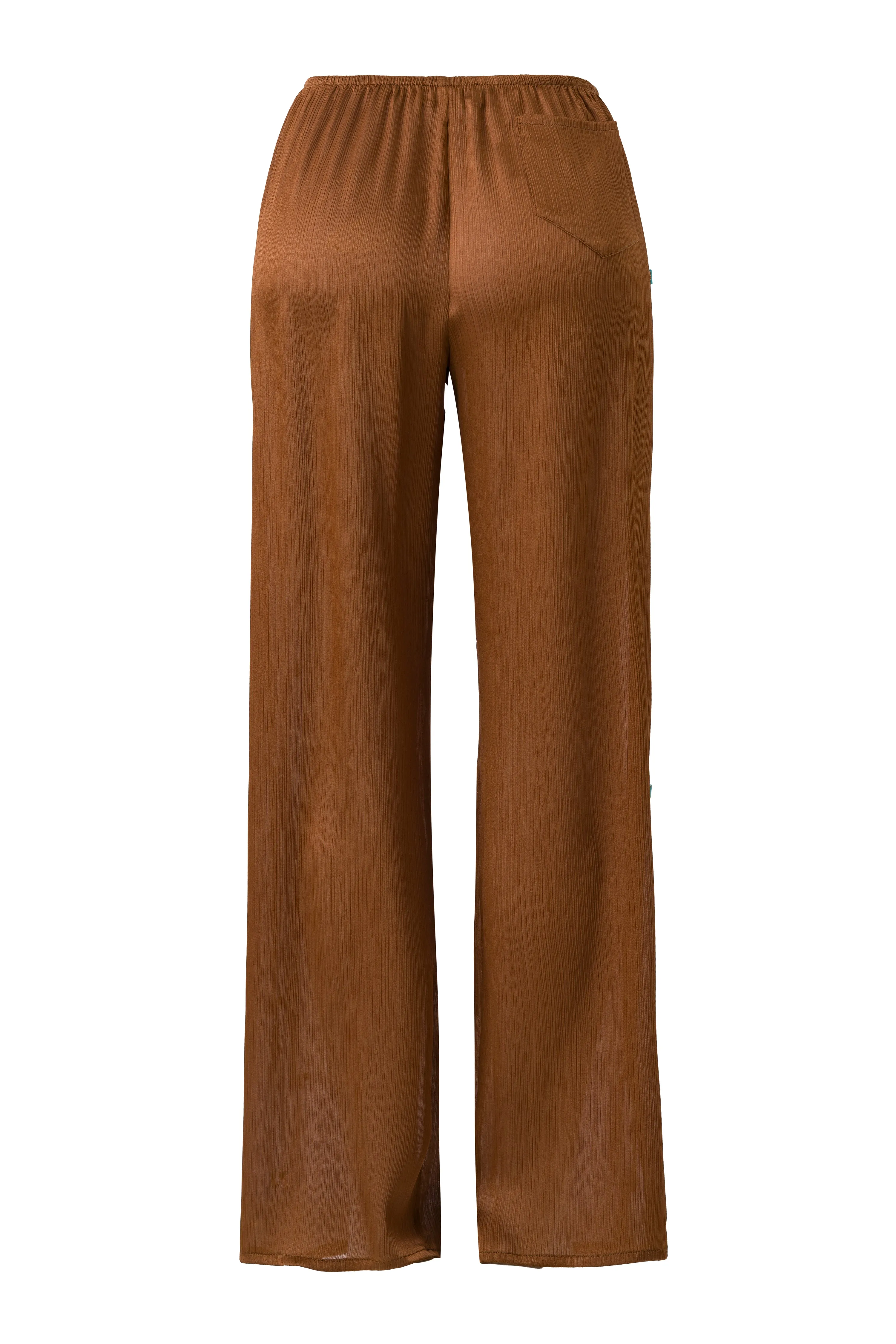 MANOCE - Bead-embellished wide-leg drawstring pants sold by Siedres product image thumbnail 5