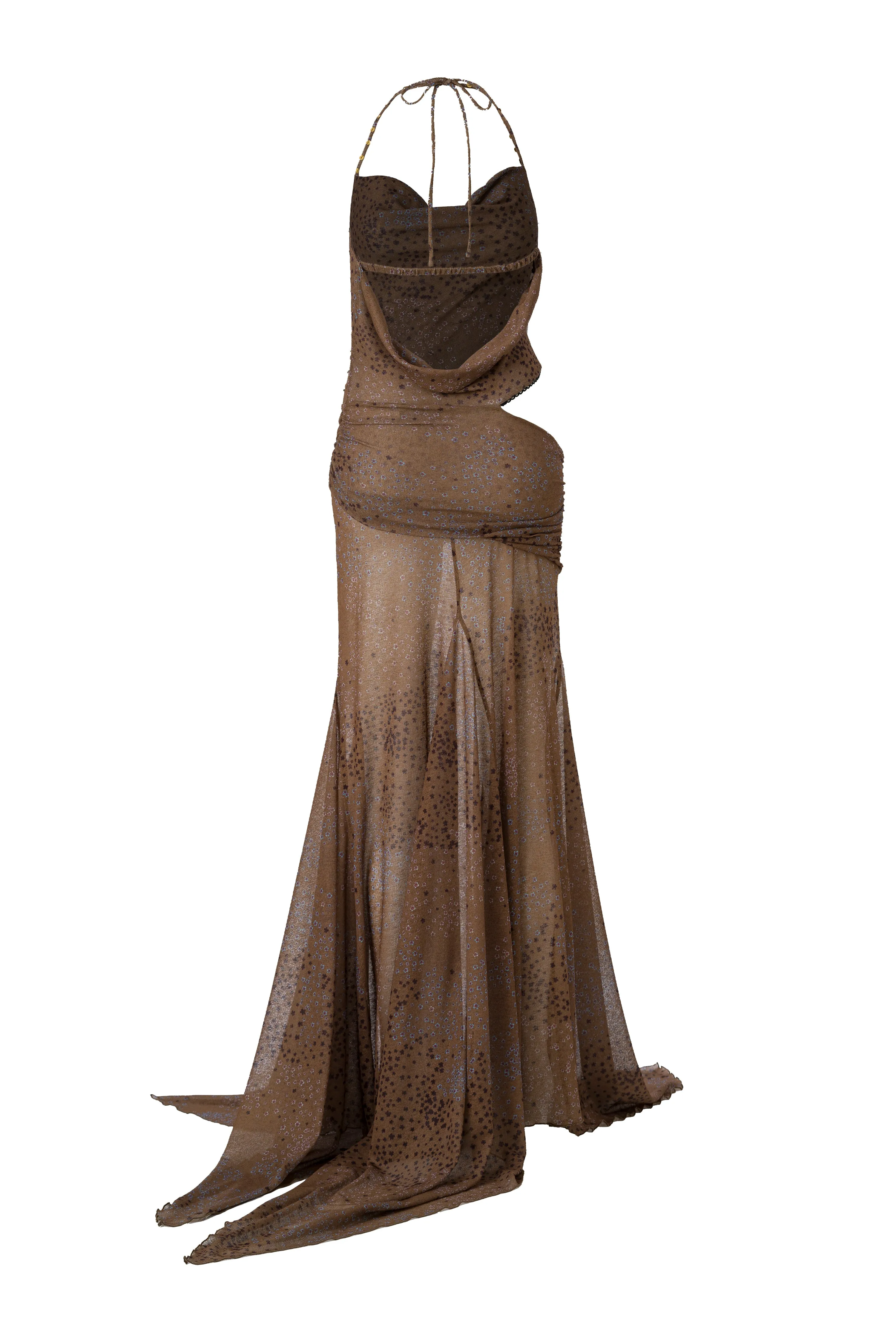 VENUSIA - Cut-out and bead-embellished maxi dress sold by Siedres product image thumbnail 5