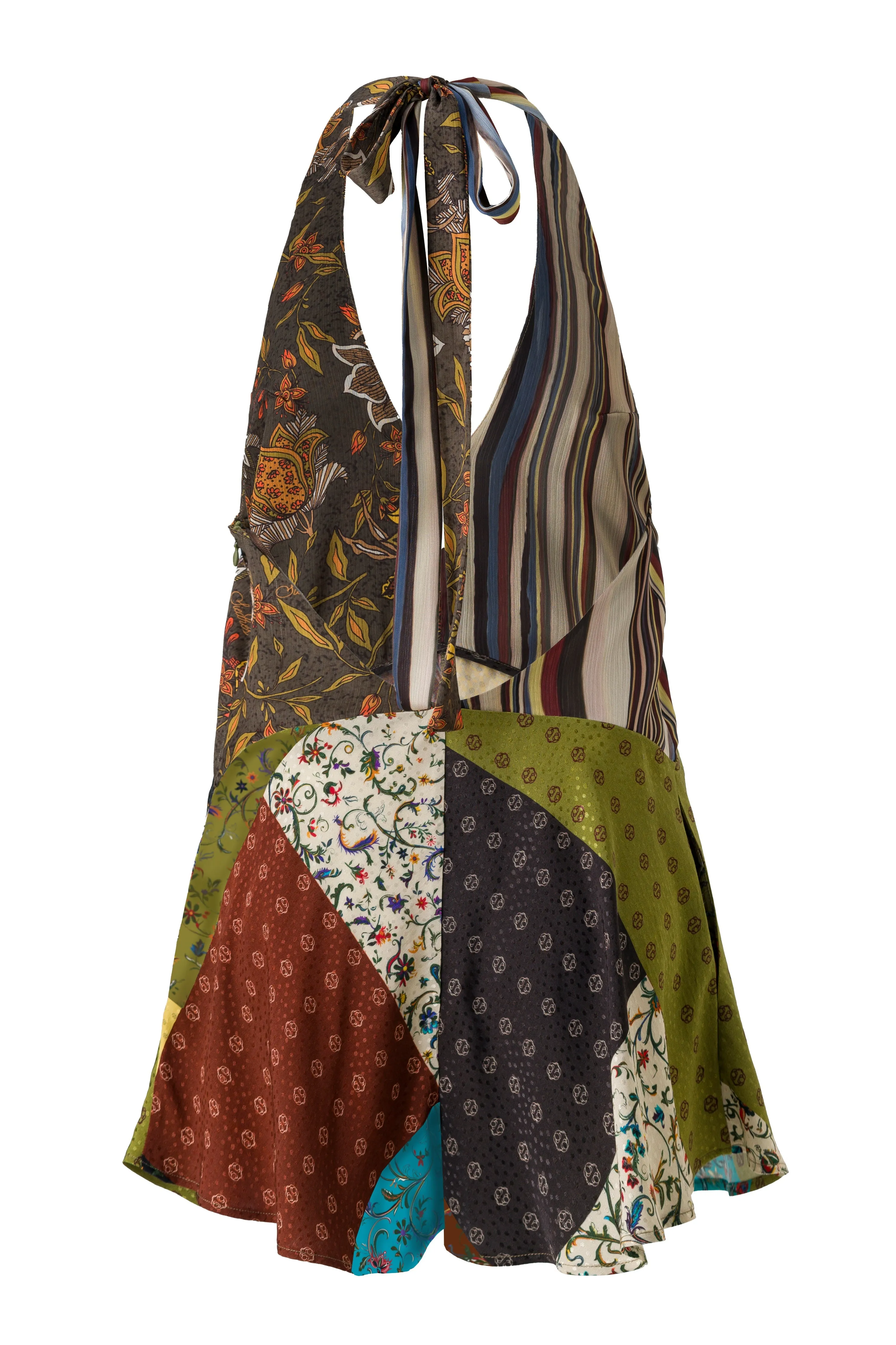 SULIENS - Printed wide-leg playsuit with open back sold by Siedres product image thumbnail 5