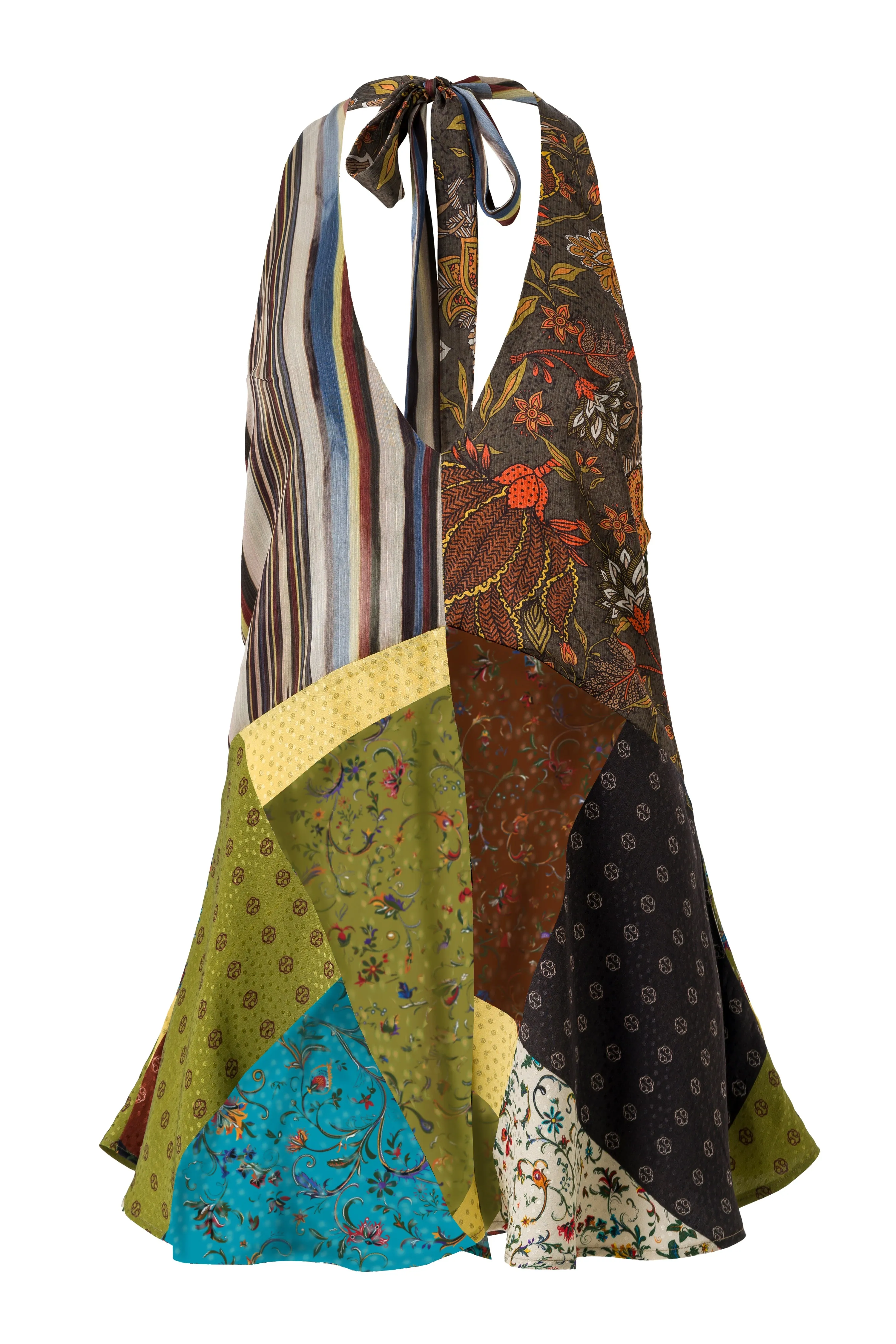 SULIENS - Printed wide-leg playsuit with open back sold by Siedres product image thumbnail 4