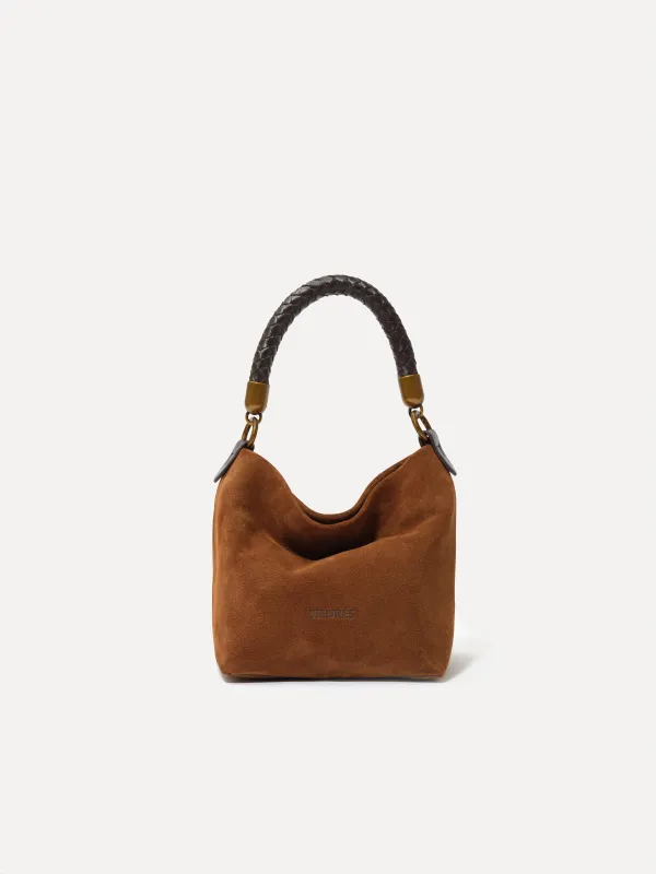MINI SIERRA - Mini handbag with woven top handle sold by Siedres