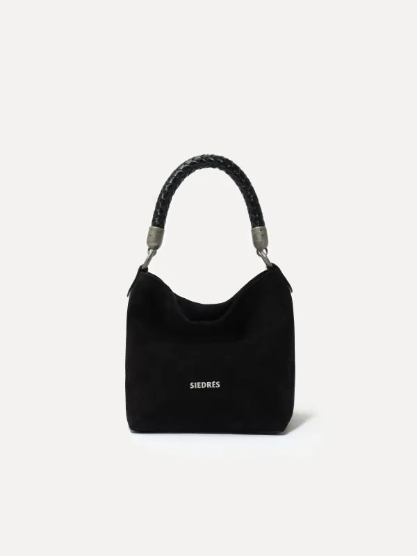 MINI SIERRA - Mini handbag with woven top handle sold by Siedres