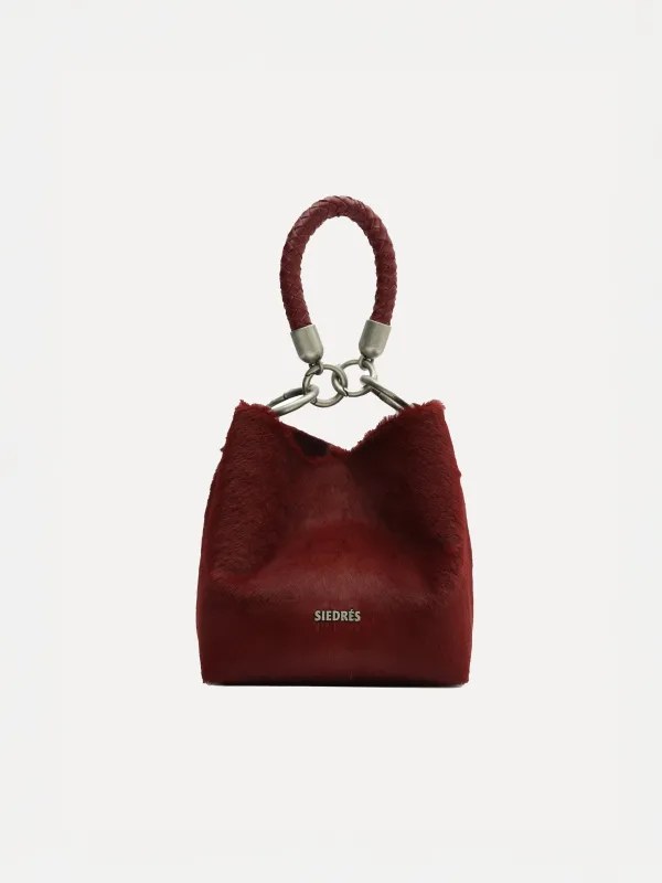 MINI SIERRA - Mini handbag with woven top handle sold by Siedres