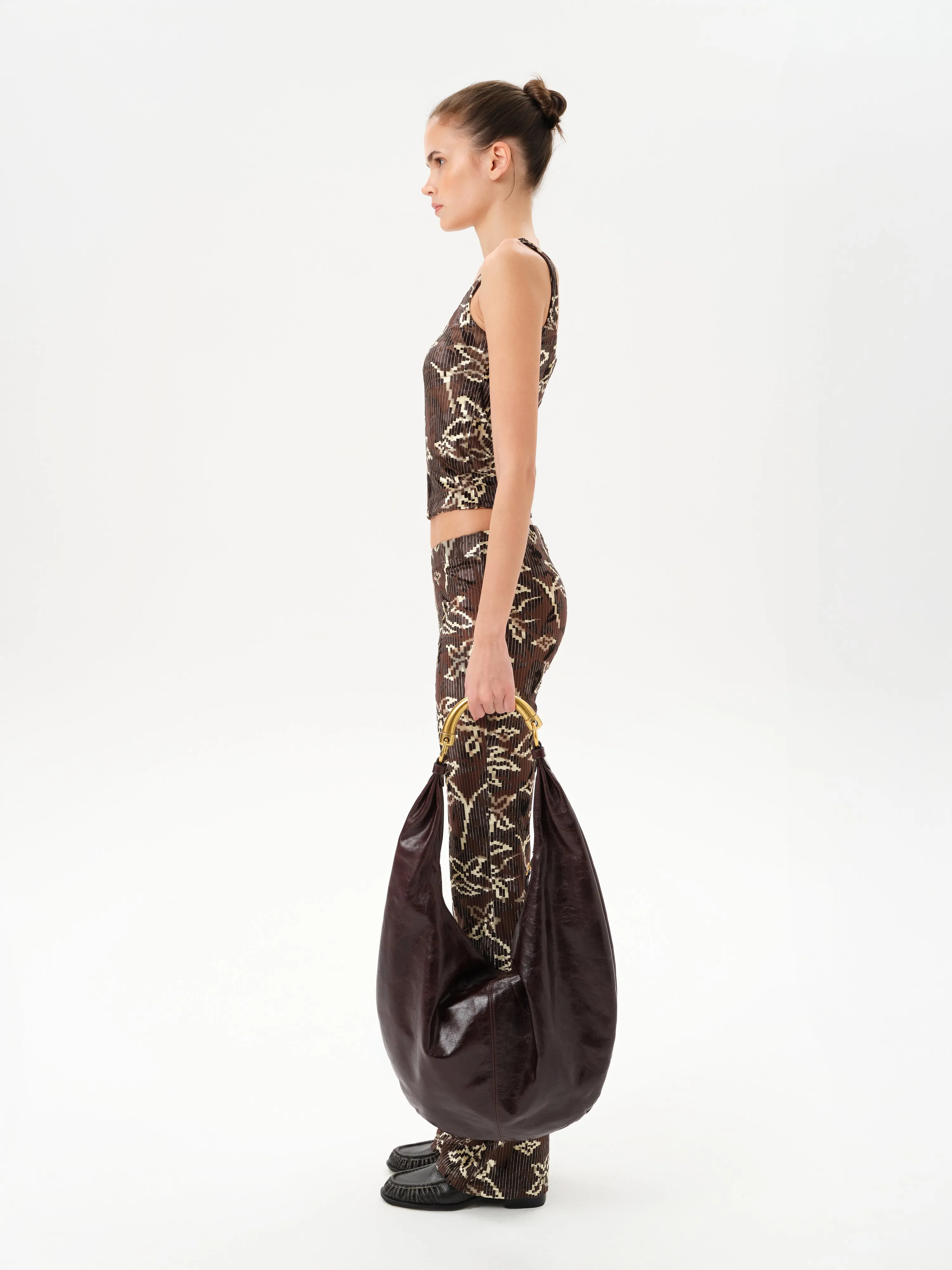 FLO - Low-rise printed velvet pants sold by Siedres product image thumbnail 3