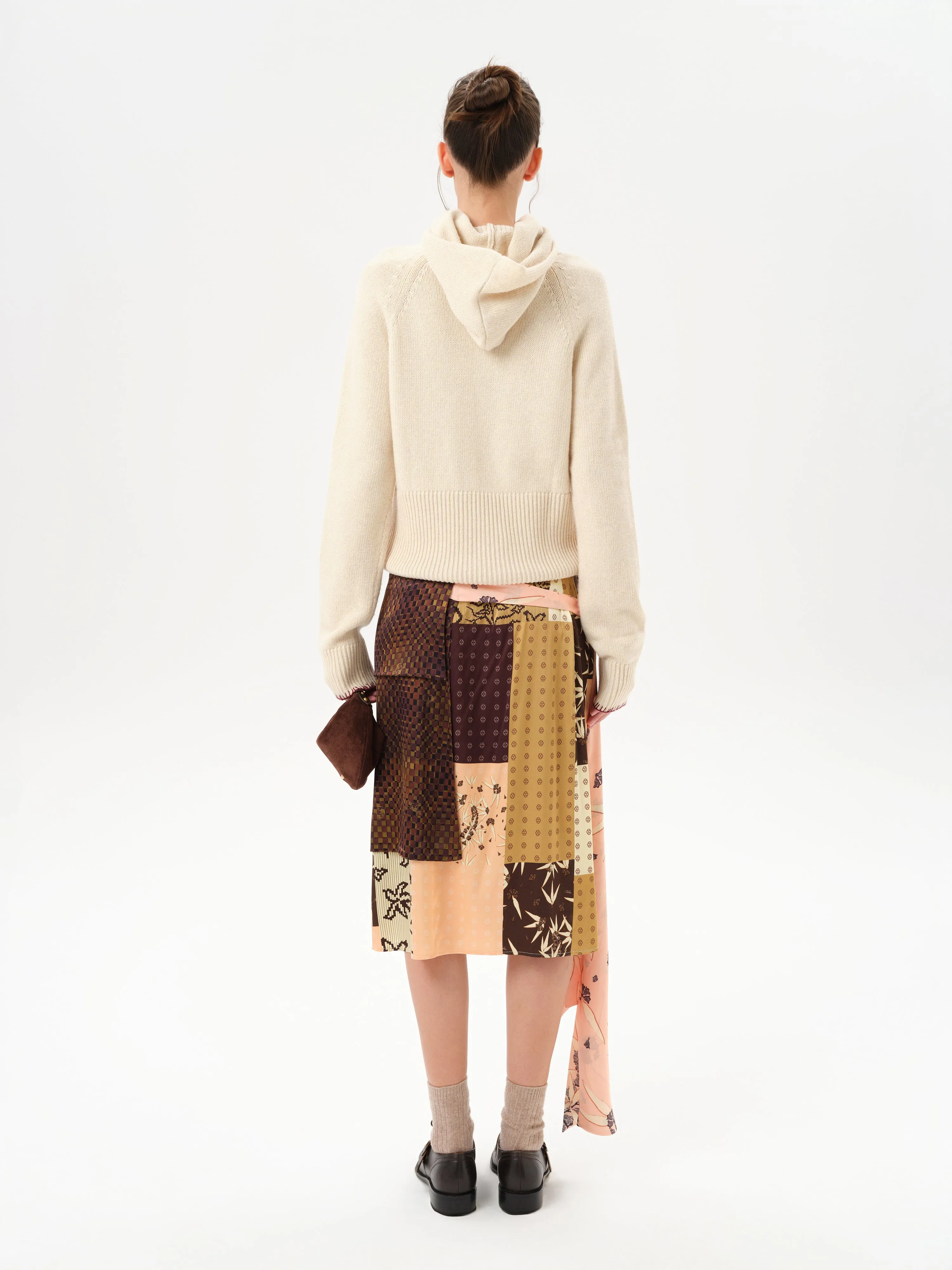 ZOE - Patchwork skirt with side tie sold by Siedres product image thumbnail 4