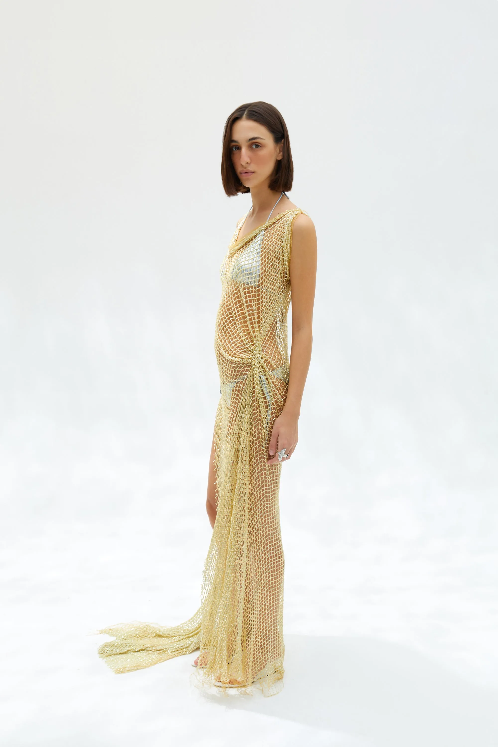 POLIN - Bead-embellished maxi dress sold by Siedres product image thumbnail 2