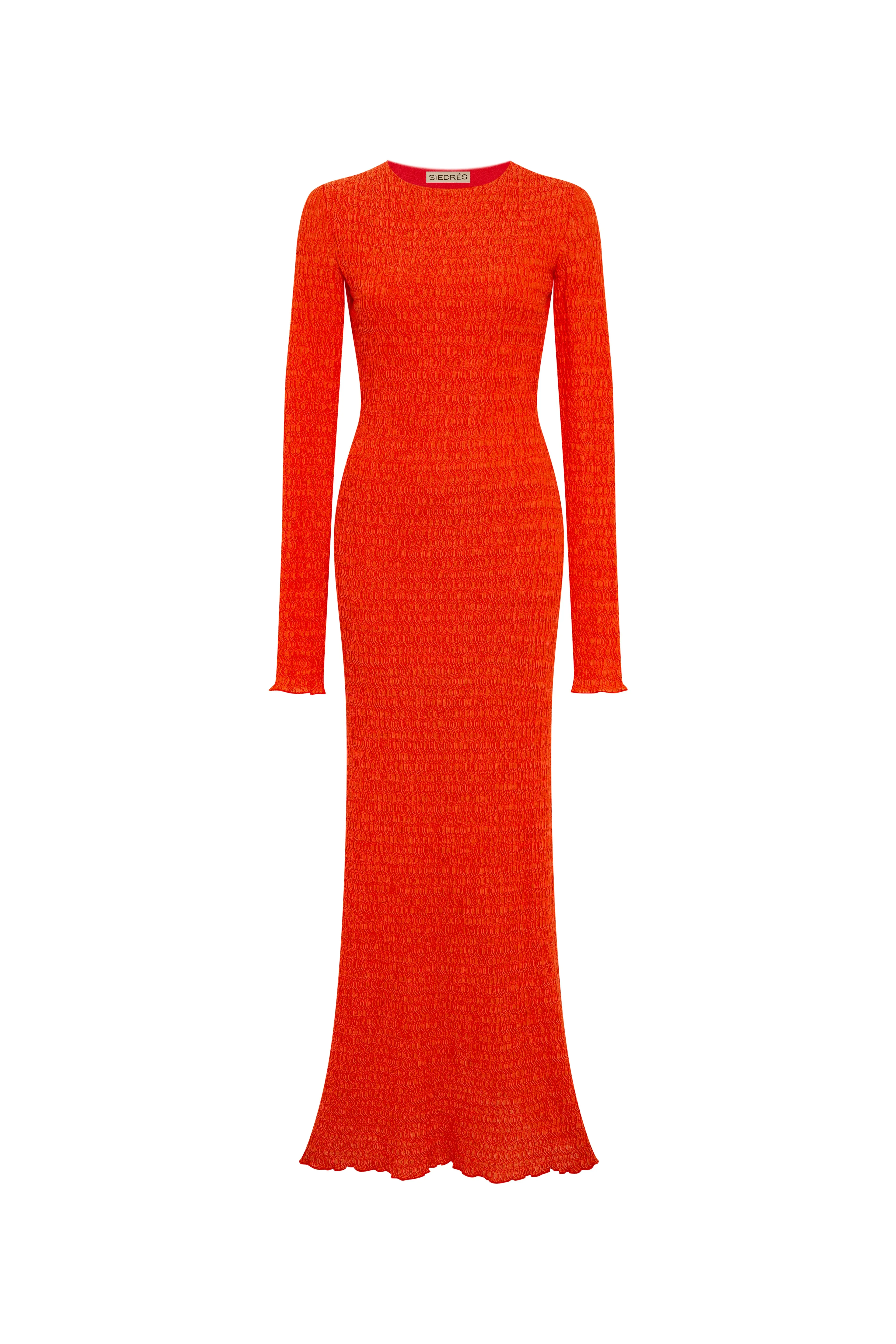 LENDI - Open-back textured maxi dress sold by Siedres product image thumbnail 4