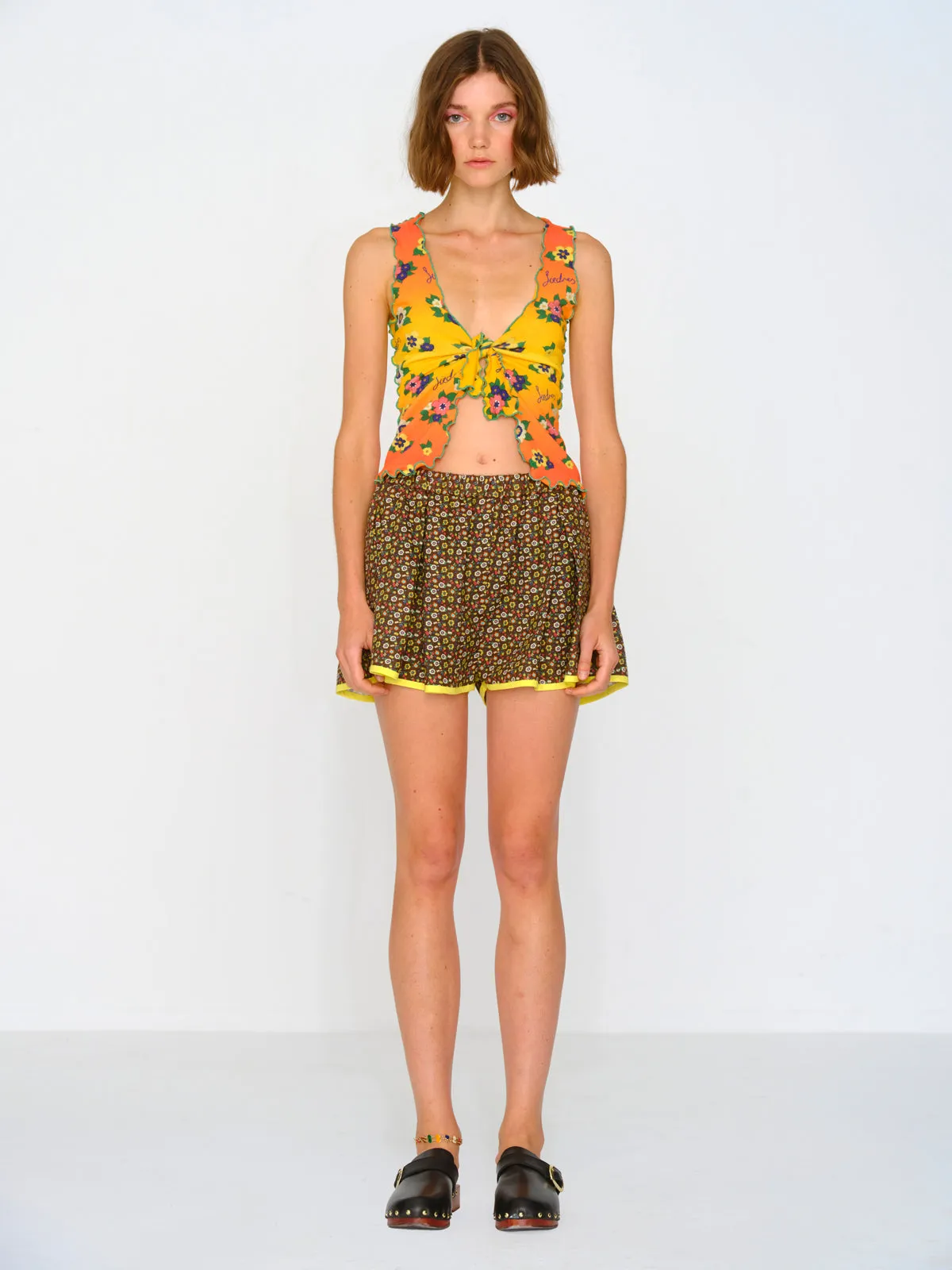 ZOLA - Wide leg mini shorts sold by Siedres