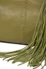 MINI GALIA - Mini tote bag with woven handle and removable tassel charm sold by Siedres