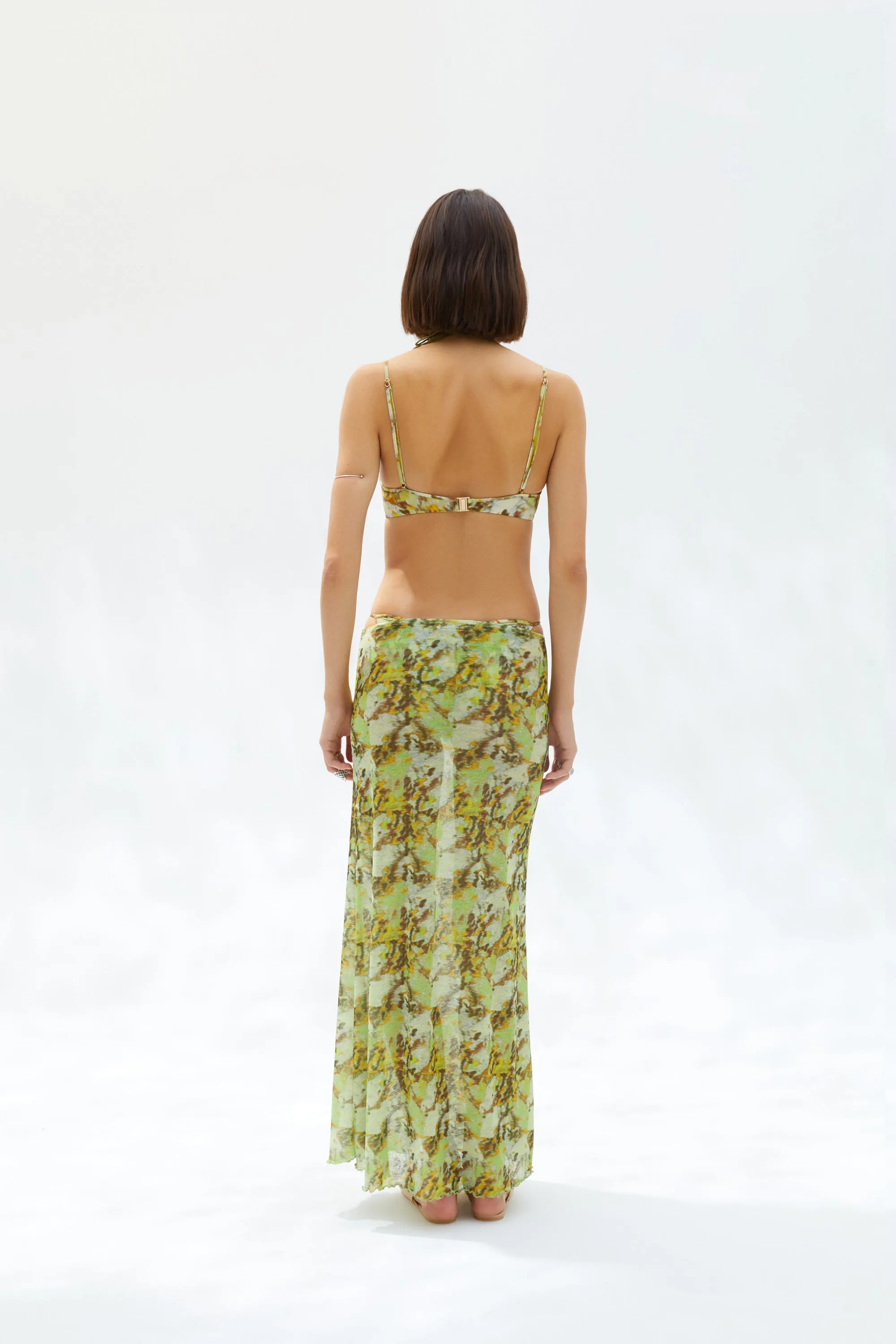 SINY - Low-rise printed maxi skirt sold by Siedres product image thumbnail 3