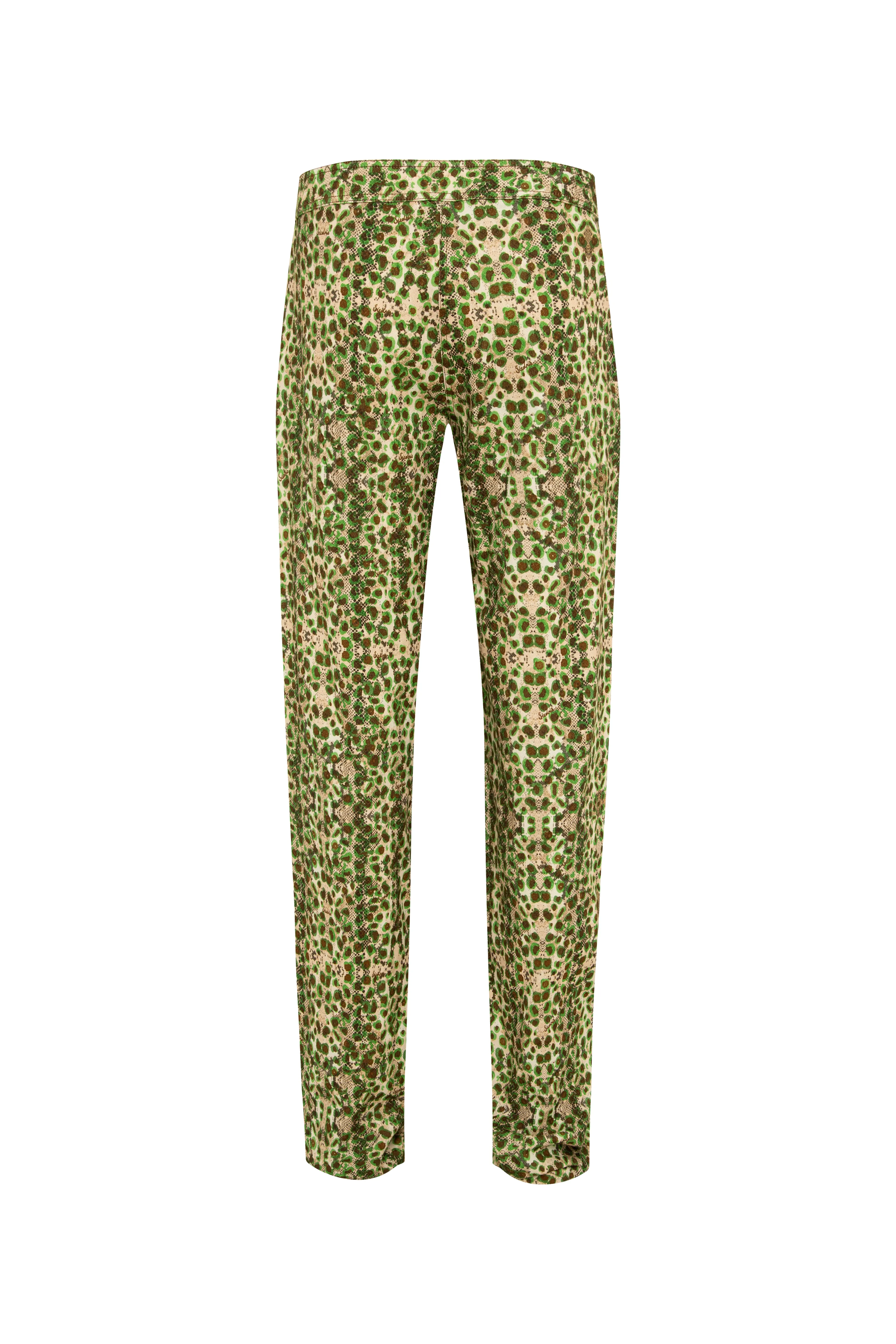 PLEA - Low-rise wide-leg printed pants sold by Siedres product image thumbnail 5