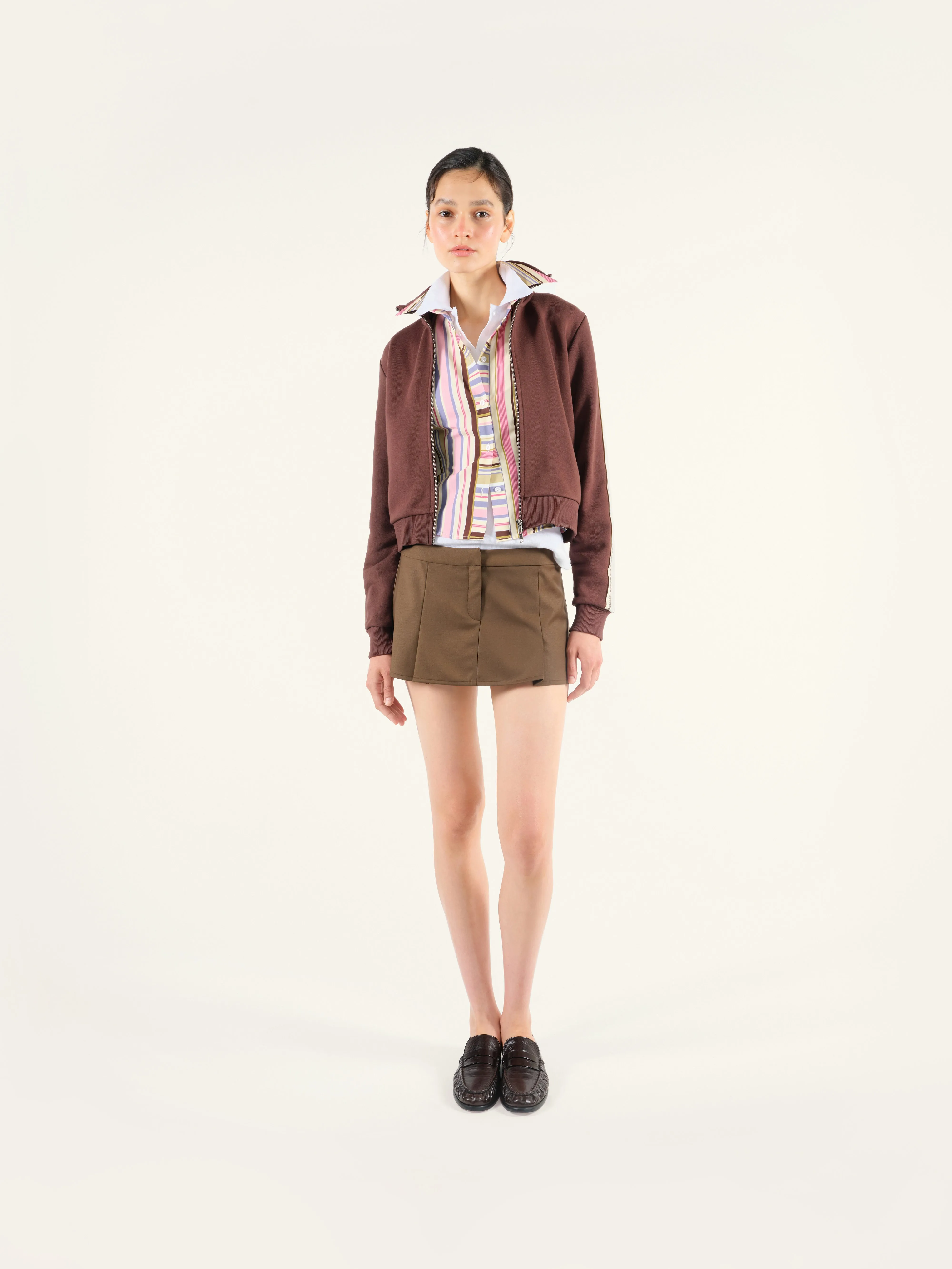 NEYS - Low-rise pleated mini skirt sold by Siedres