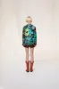 MICLA - Floral printed linen-blend overshirt sold by Siedres