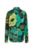 MICLA - Floral printed linen-blend overshirt sold by Siedres