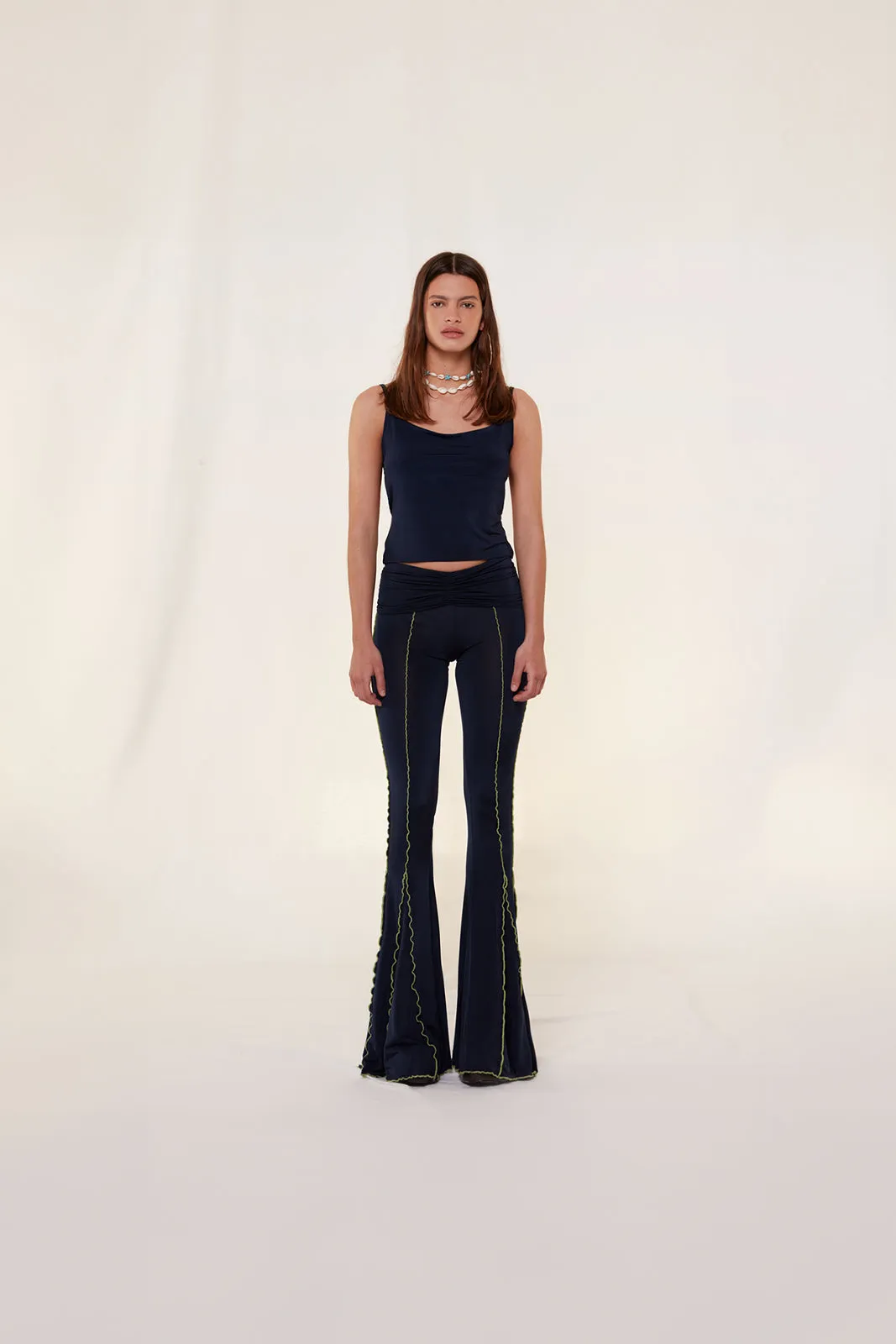 WINDI - Open-back jersey top sold by Siedres