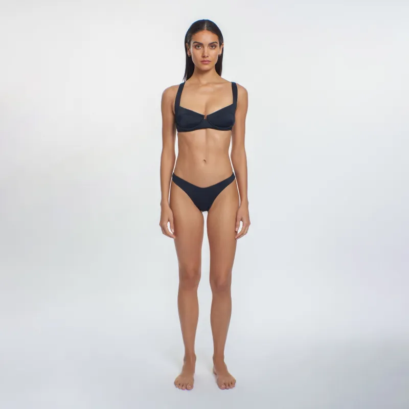 Black Shelley Bikini Bottom sold by Peixoto