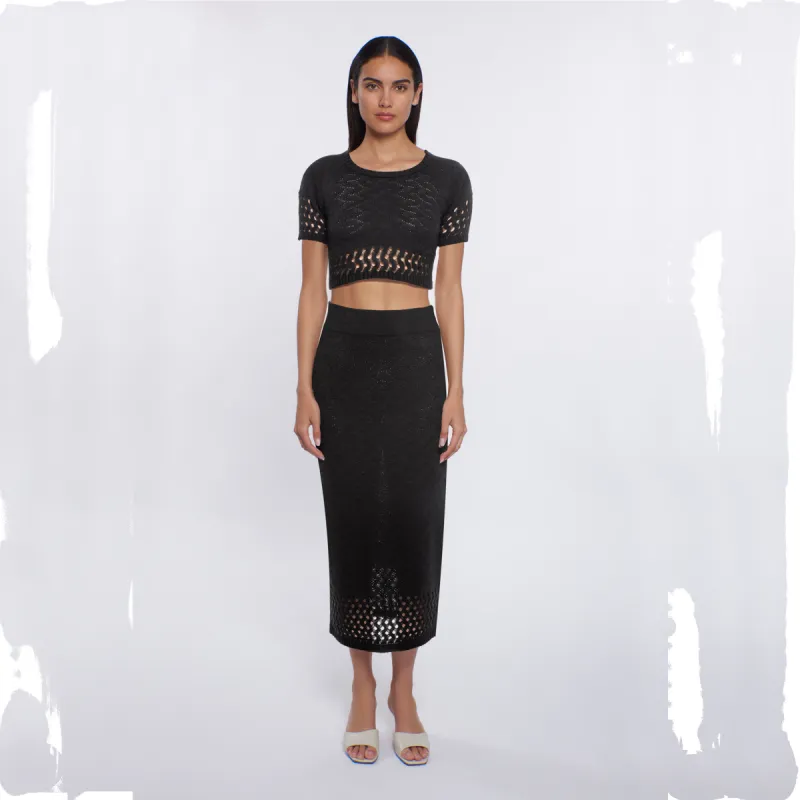 Leni Knit Skirt sold by Peixoto