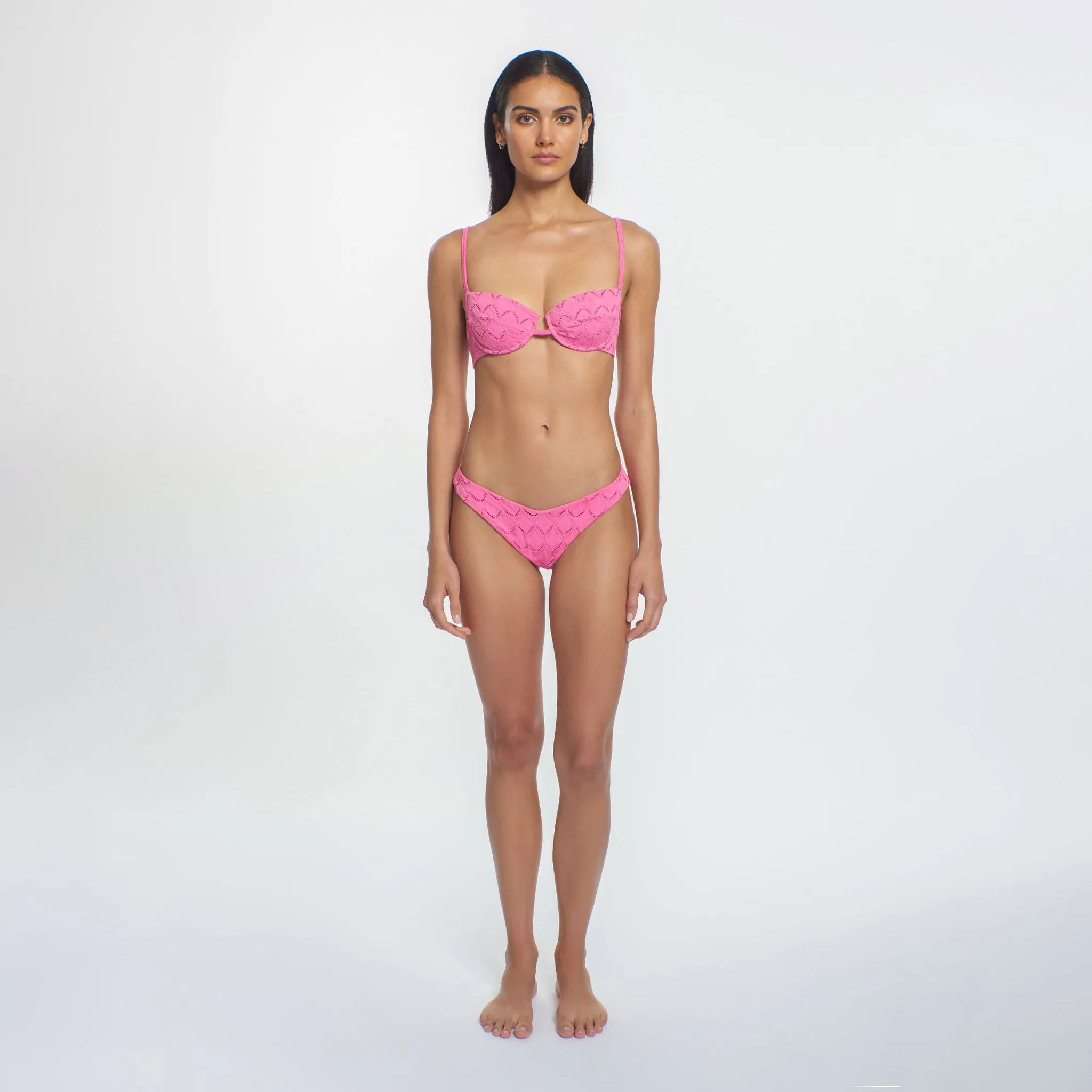 Shelley Textured Bikini Bottom sold by Peixoto