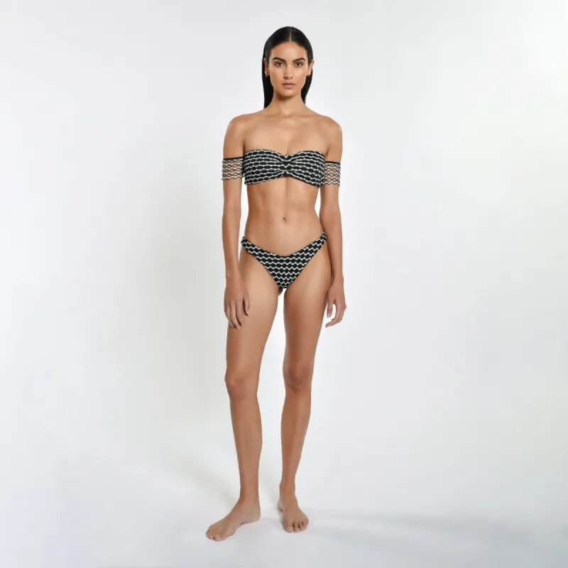 Shelley Textured Bikini Bottom sold by Peixoto