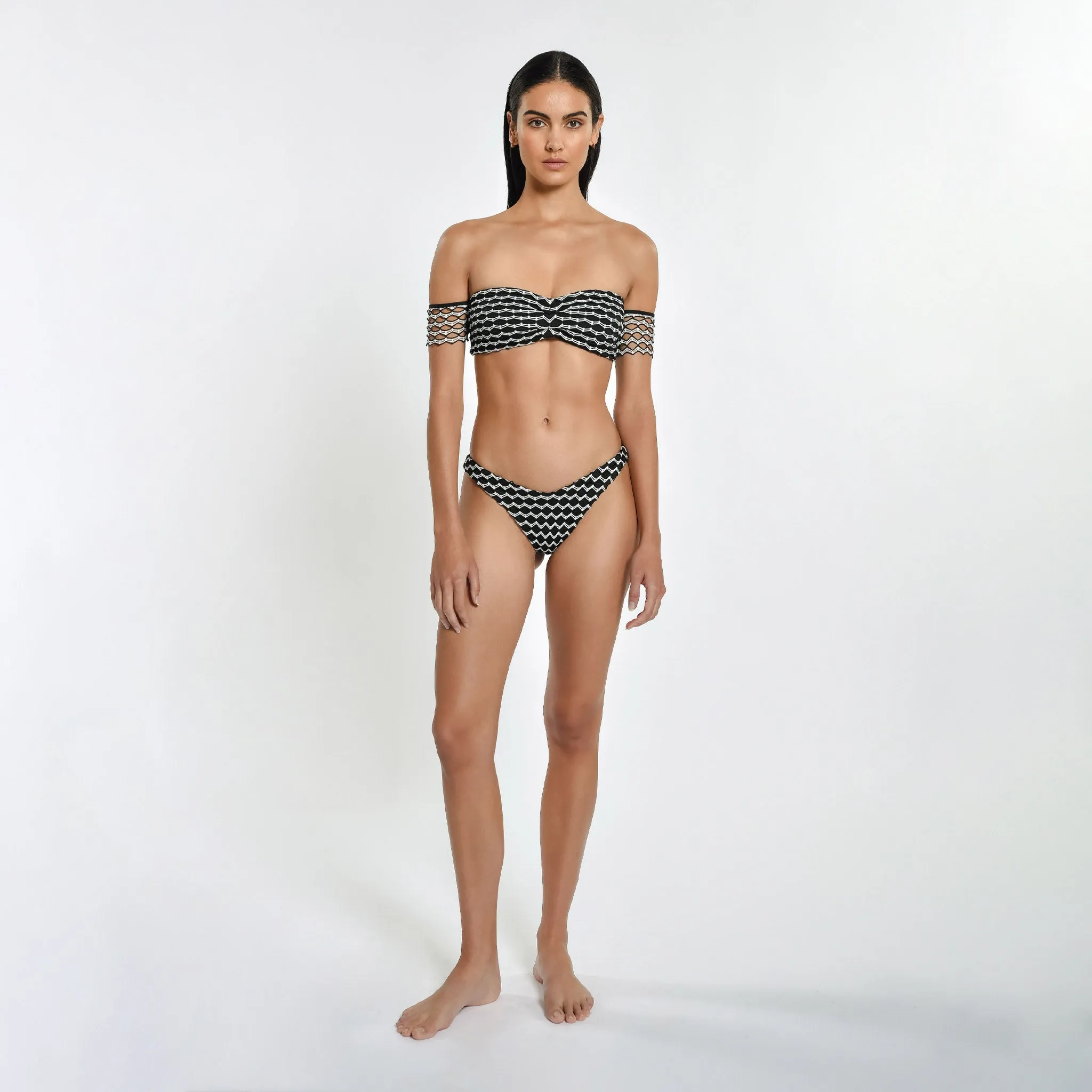 Shelley Textured Bikini Bottom sold by Peixoto