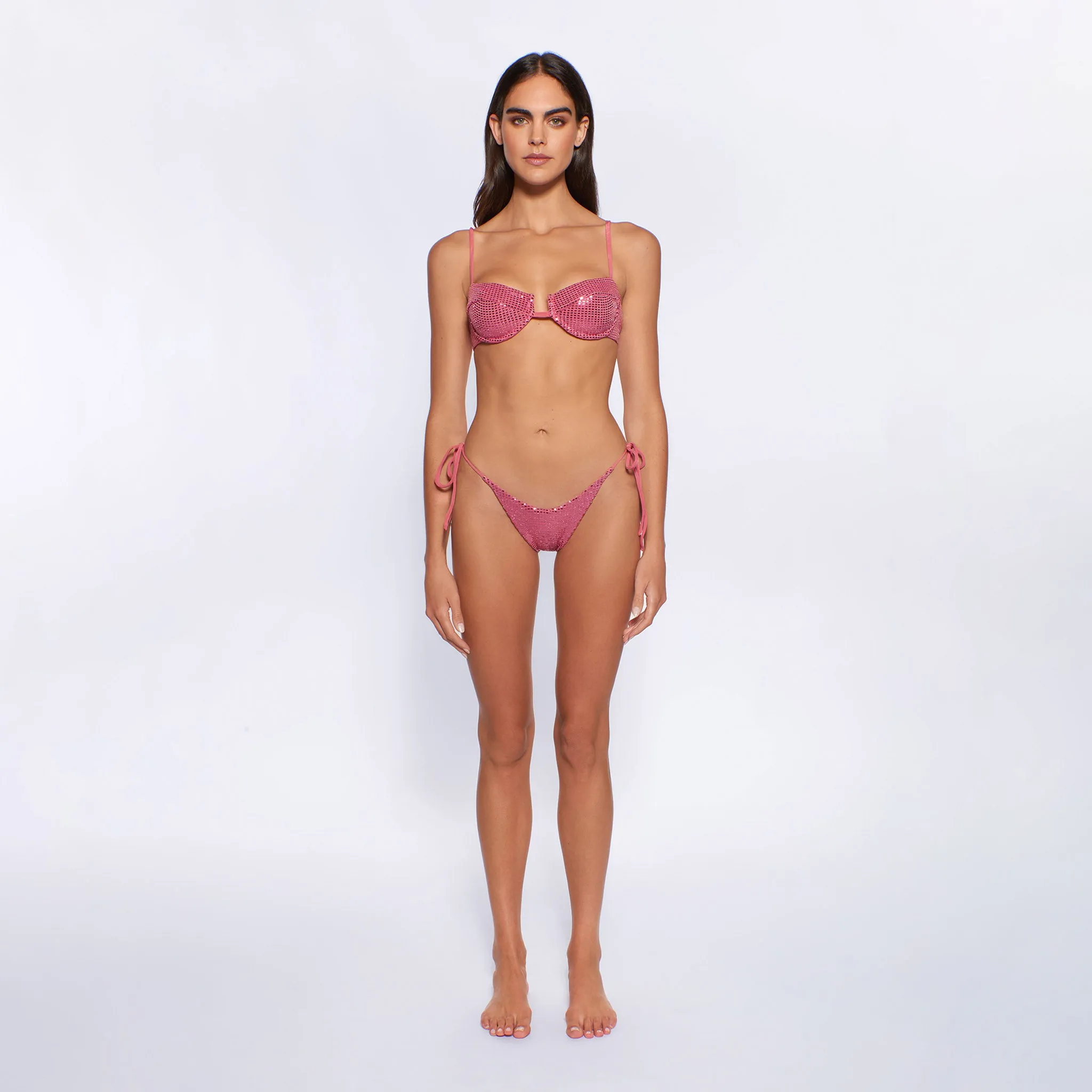 Ari Mirrored Bikini Bottom sold by Peixoto