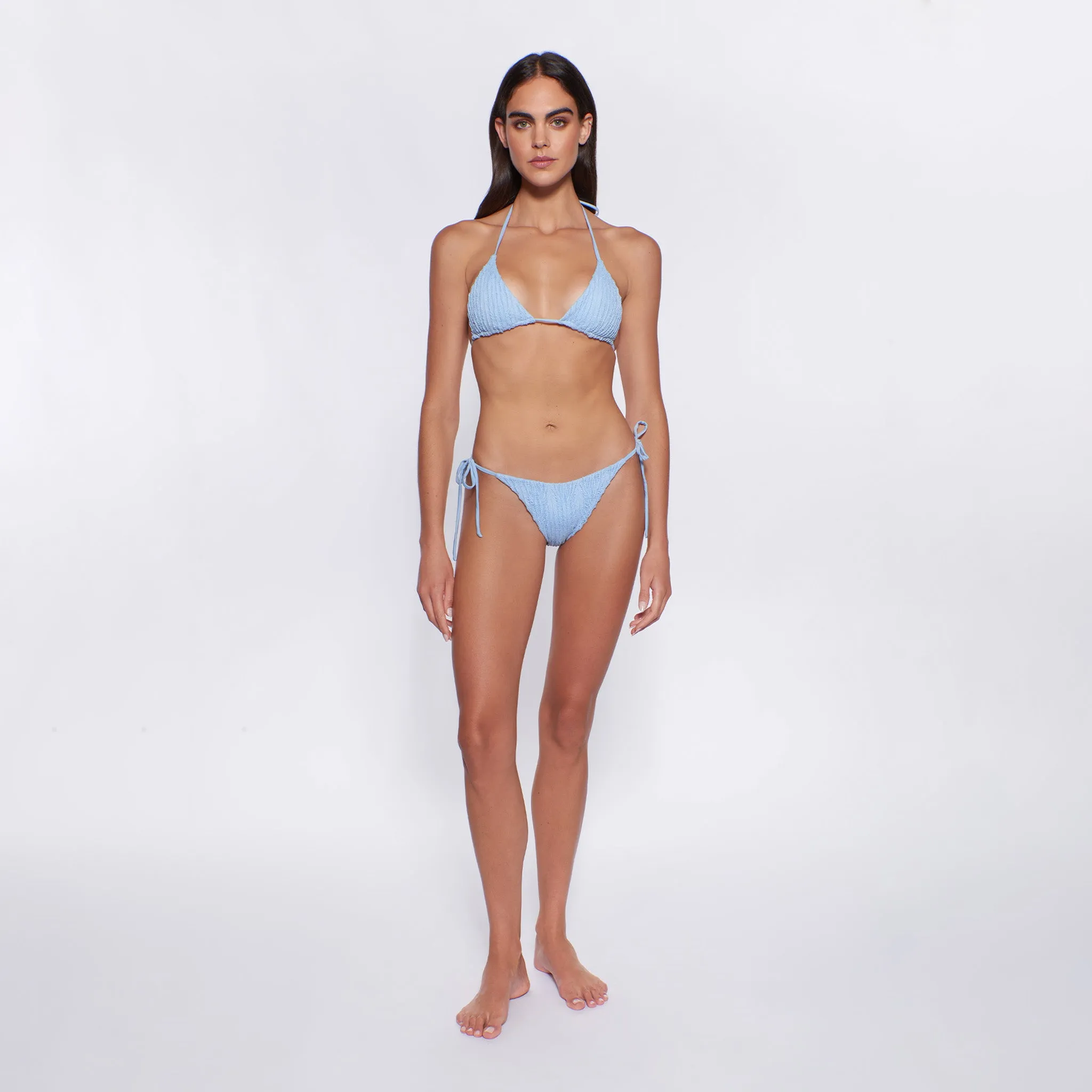 Tonie Textured Bikini Bottom sold by Peixoto