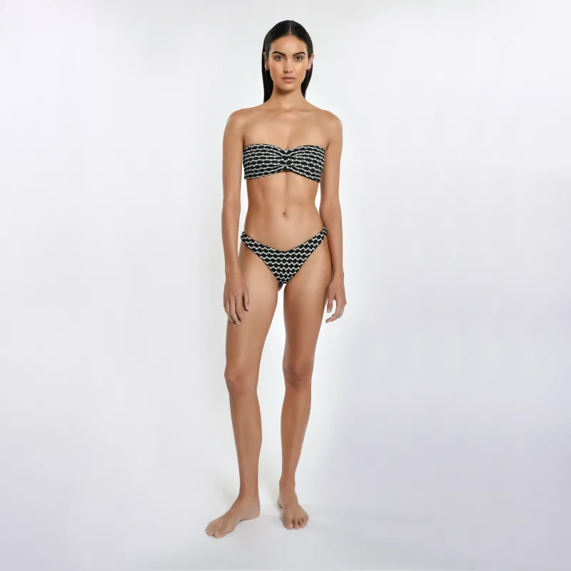 Shelley Textured Bikini Bottom sold by Peixoto