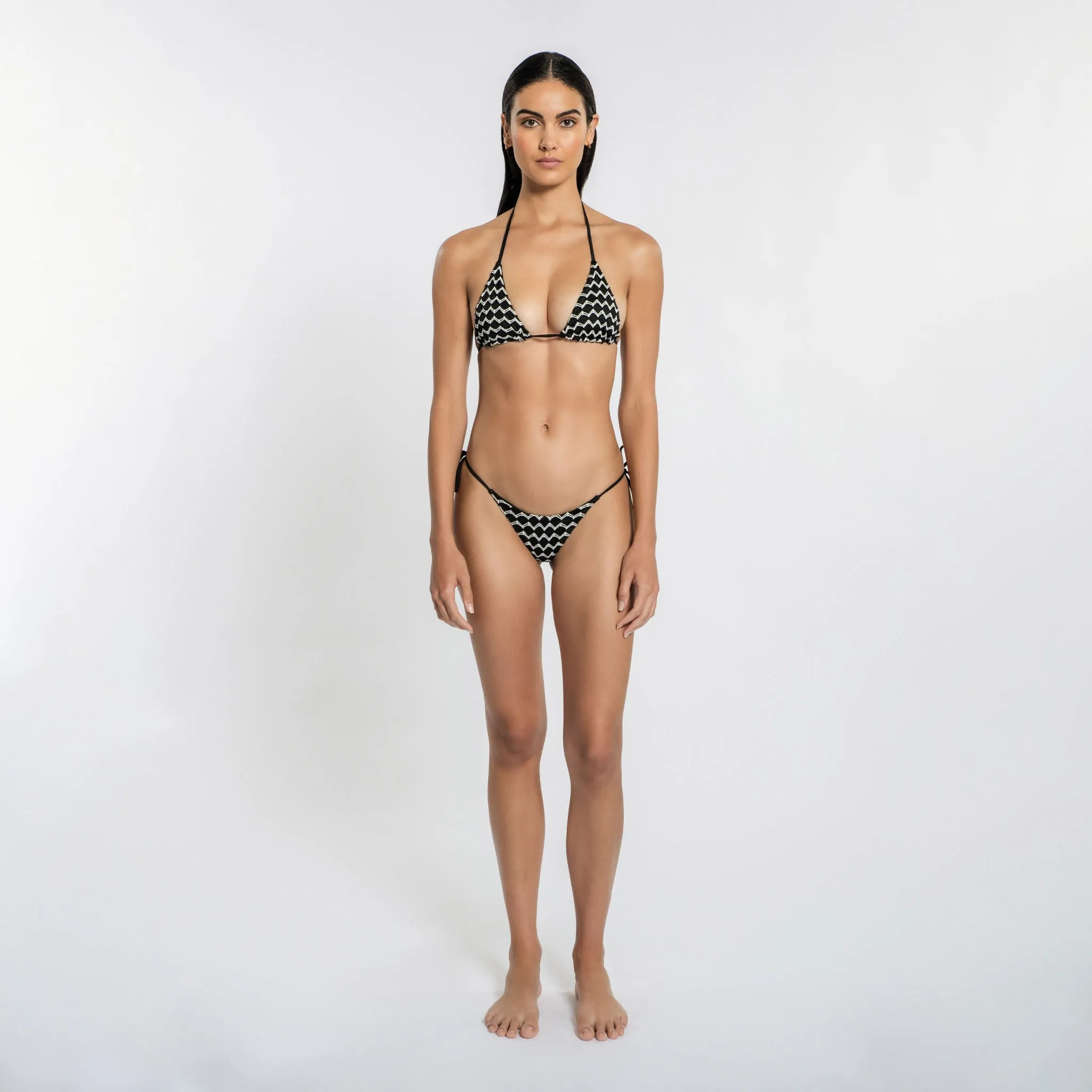 Ari Textured Bikini Bottom sold by Peixoto
