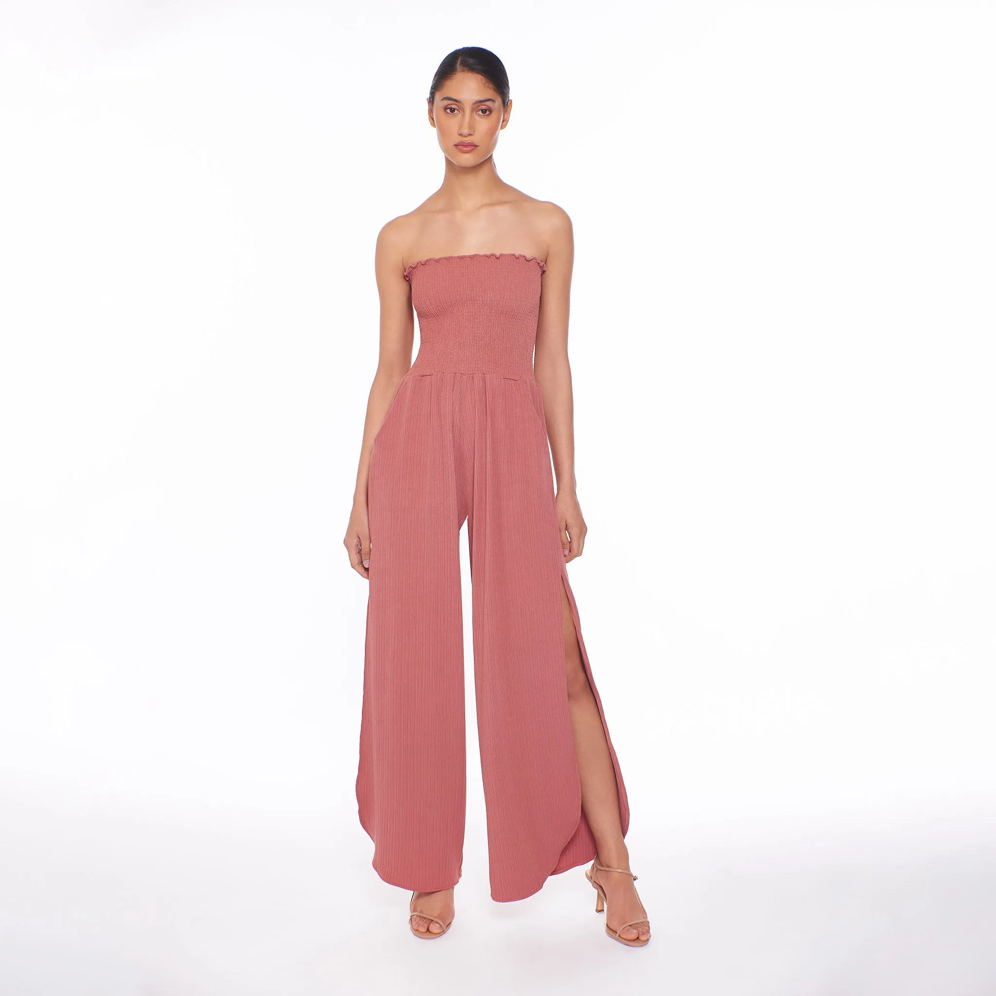 Harriet Ribbed Jumpsuit sold by Peixoto