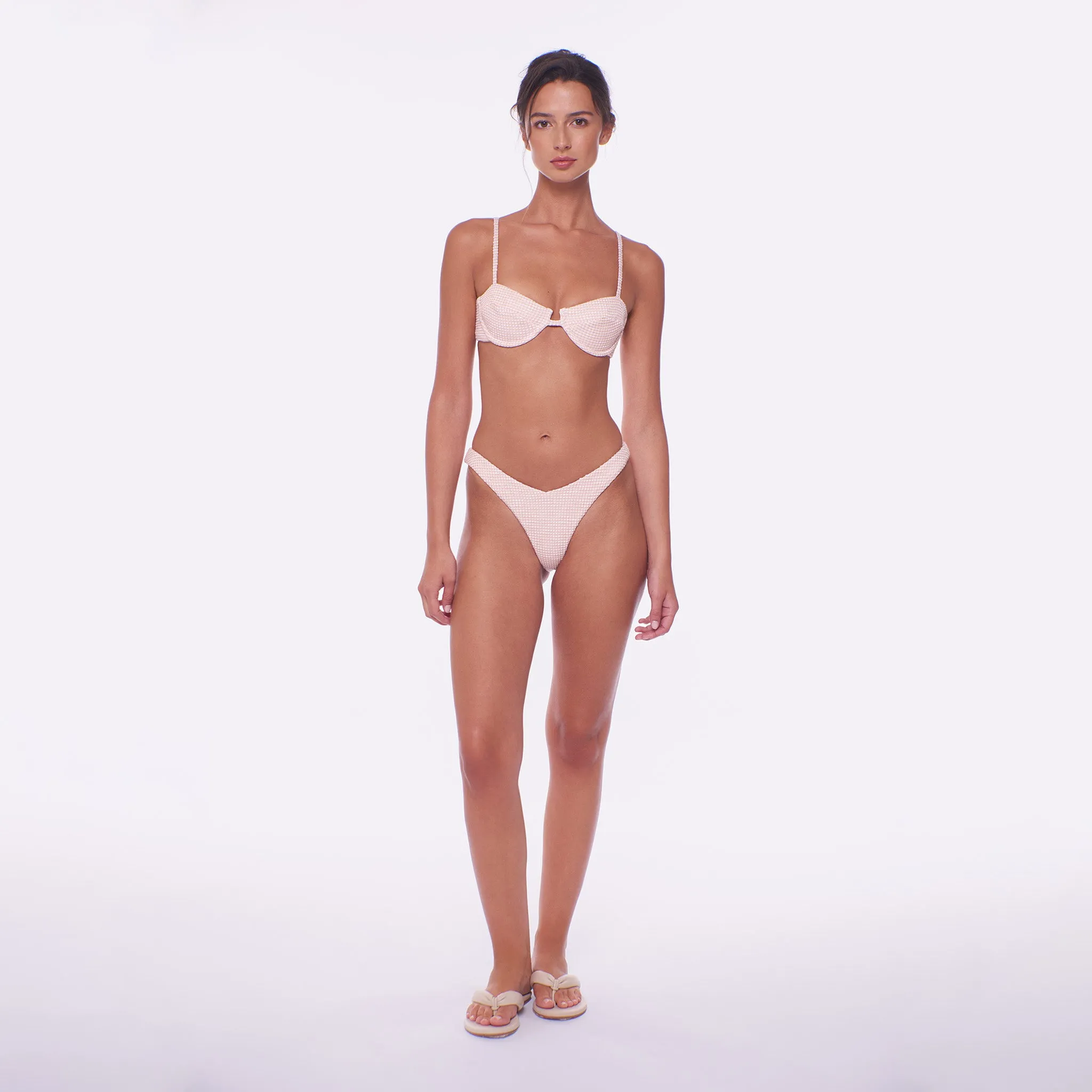 Shelley Textured Bikini Bottom sold by Peixoto