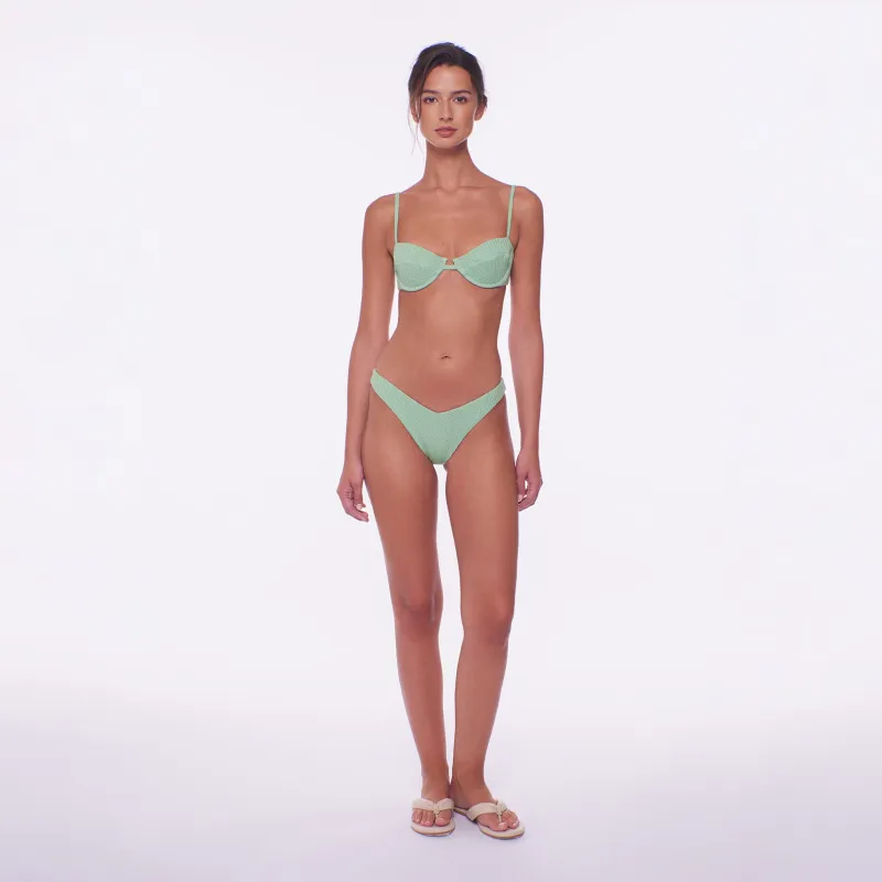 Bella Textured Bikini Bottom sold by Peixoto